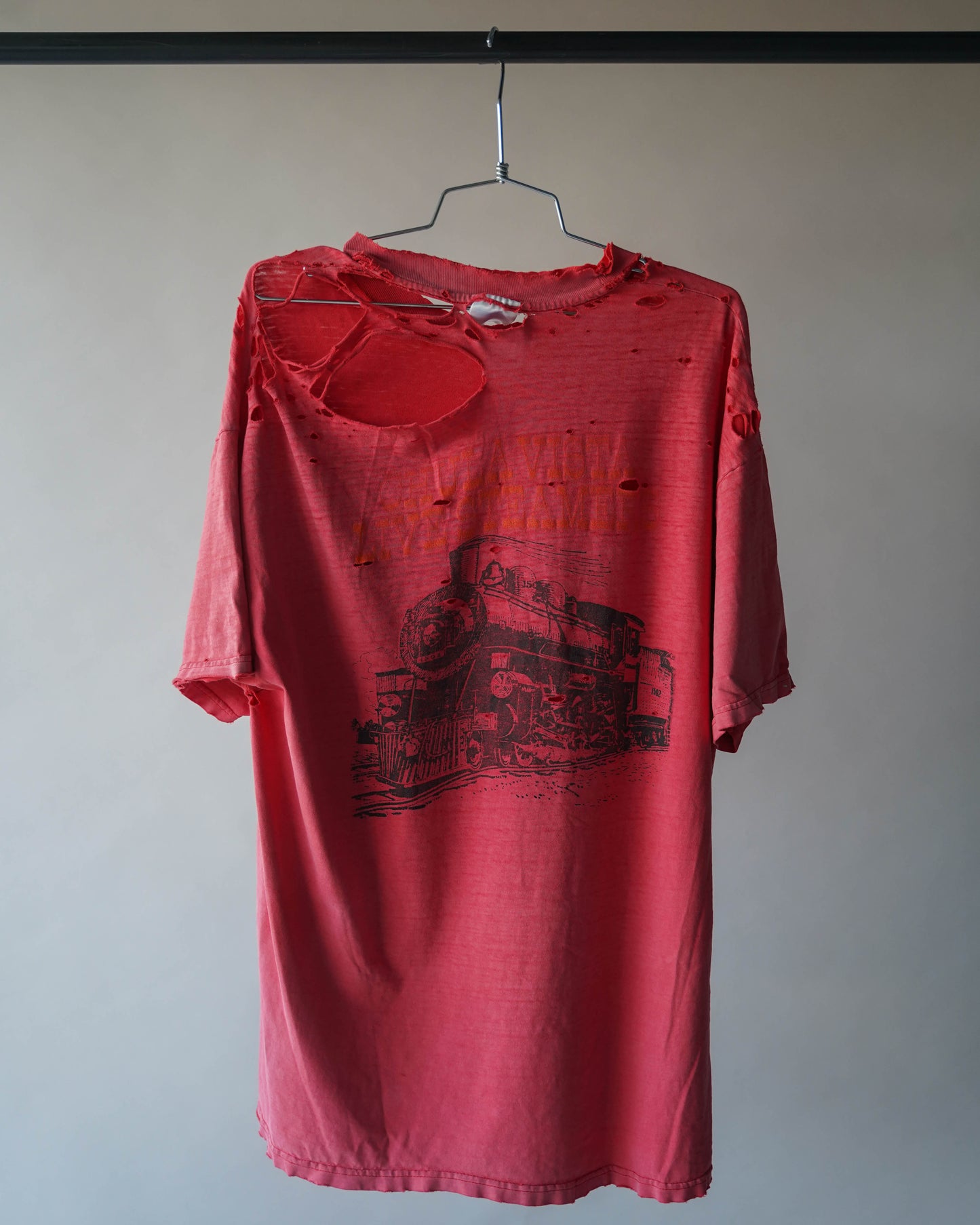 90's Thrashed & Faded Chula Vista Train Tee - XL