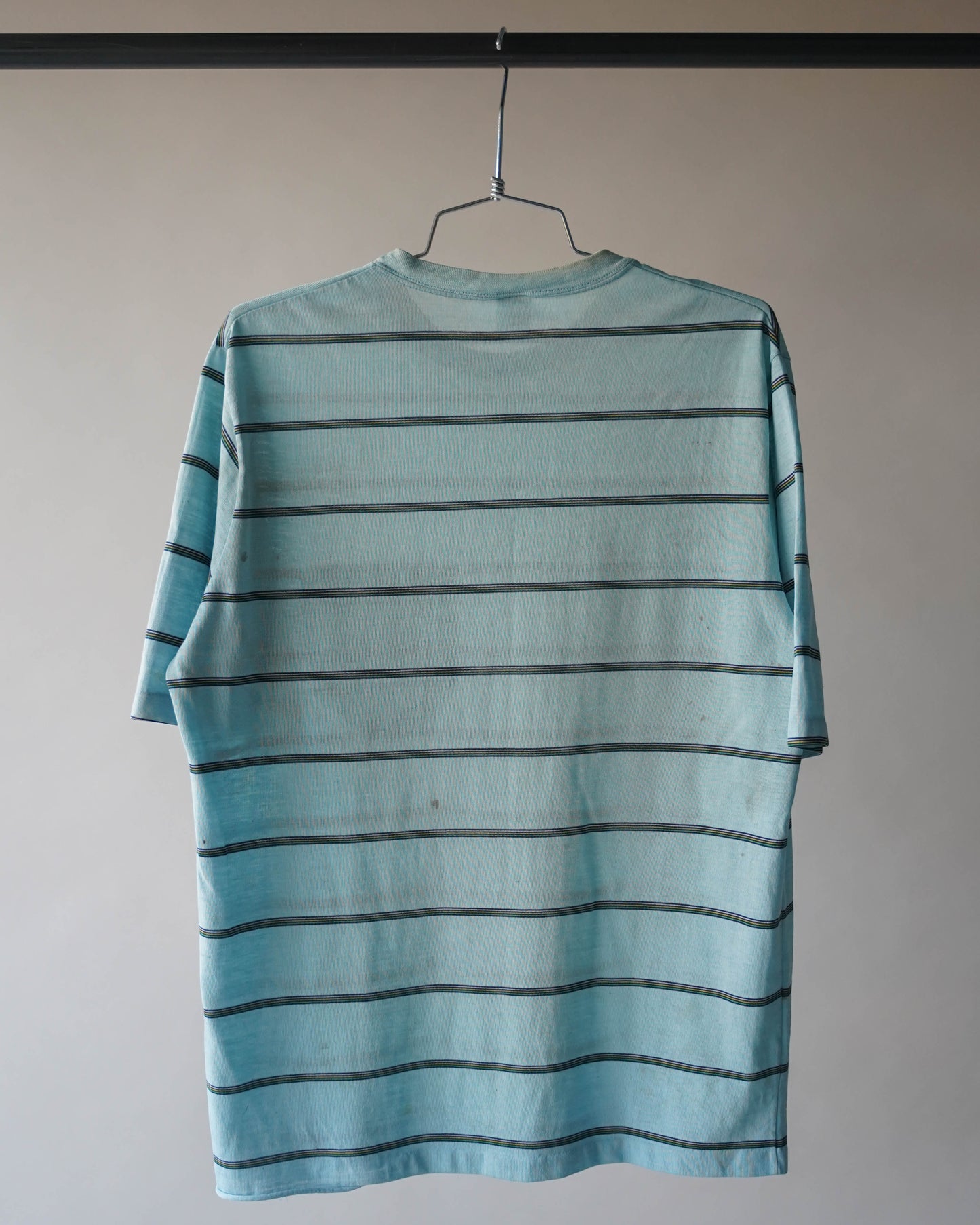 80's Hang Ten Blue Striped Tee - Large
