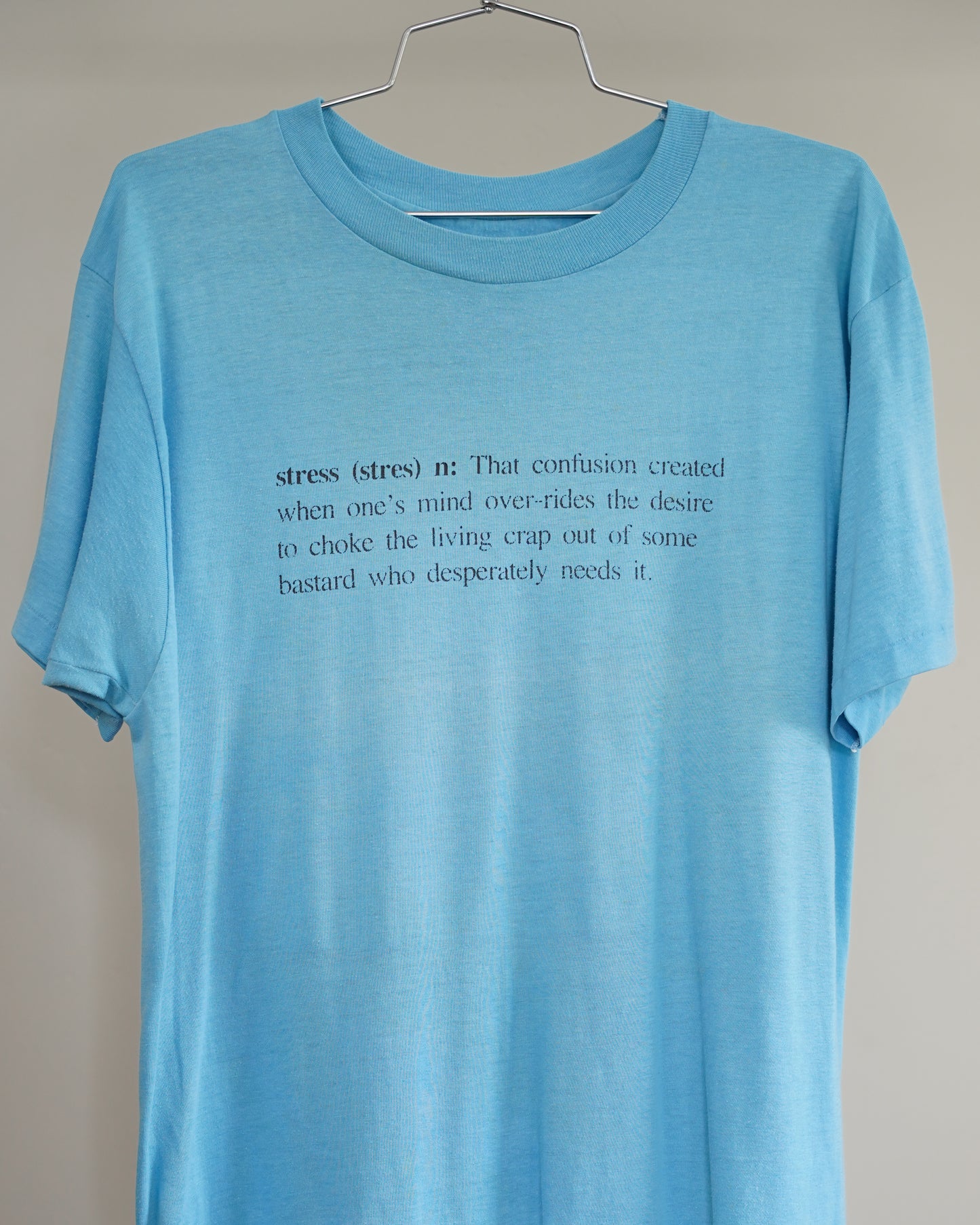90's Stress Definition Tee - Large