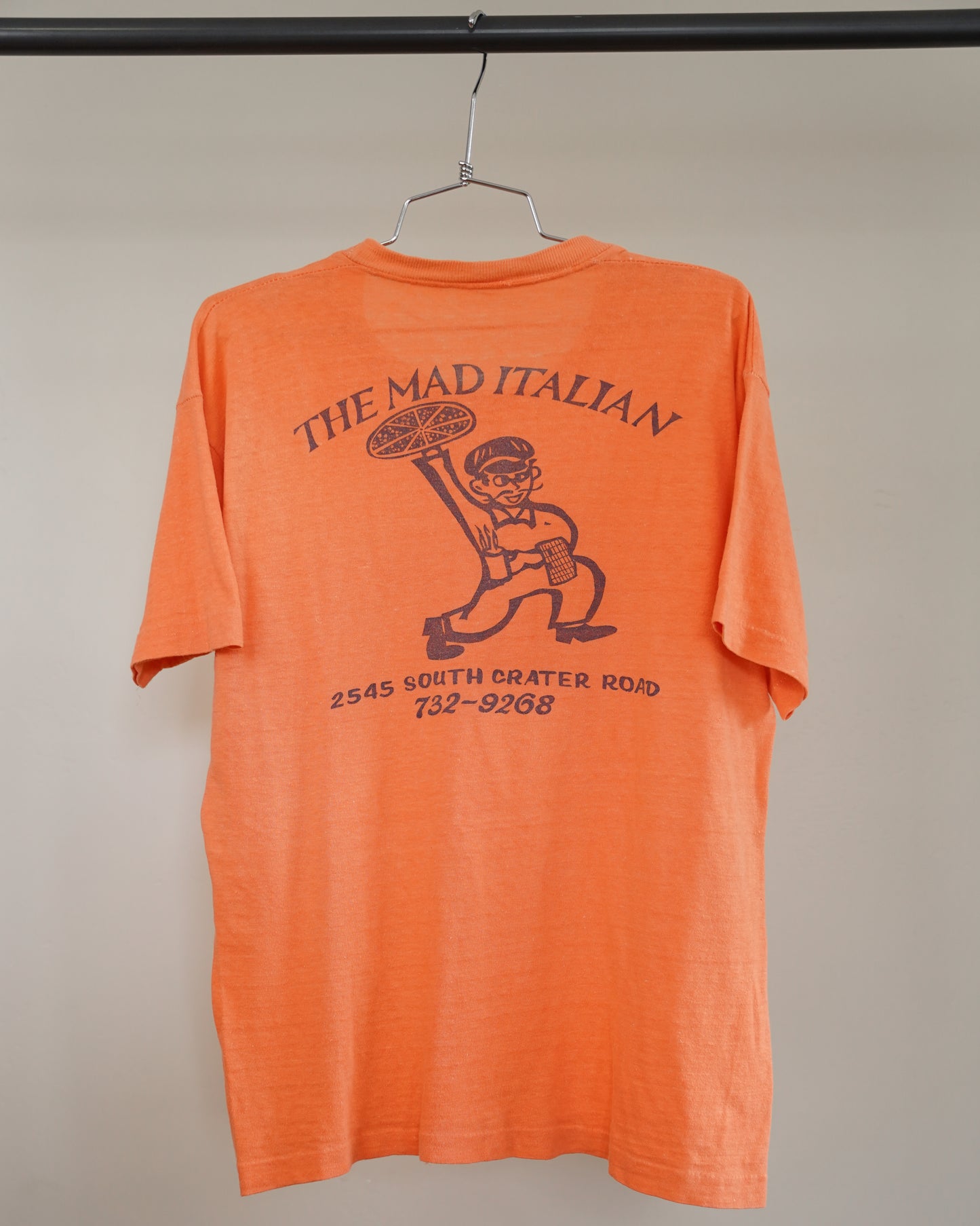 80's Mad Italian Pizza Tee - Large