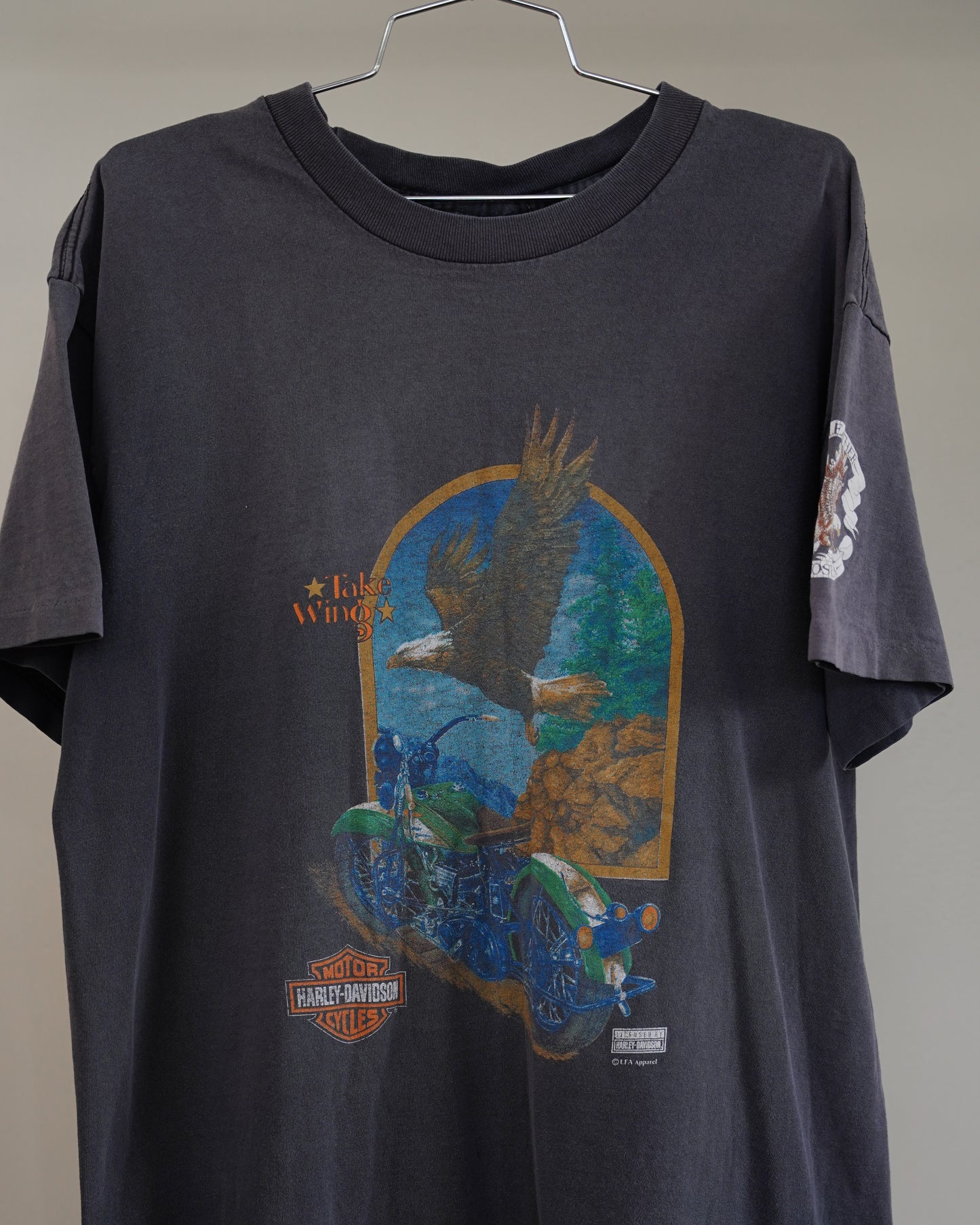 90's Faded Harley Davidson Tee - Large