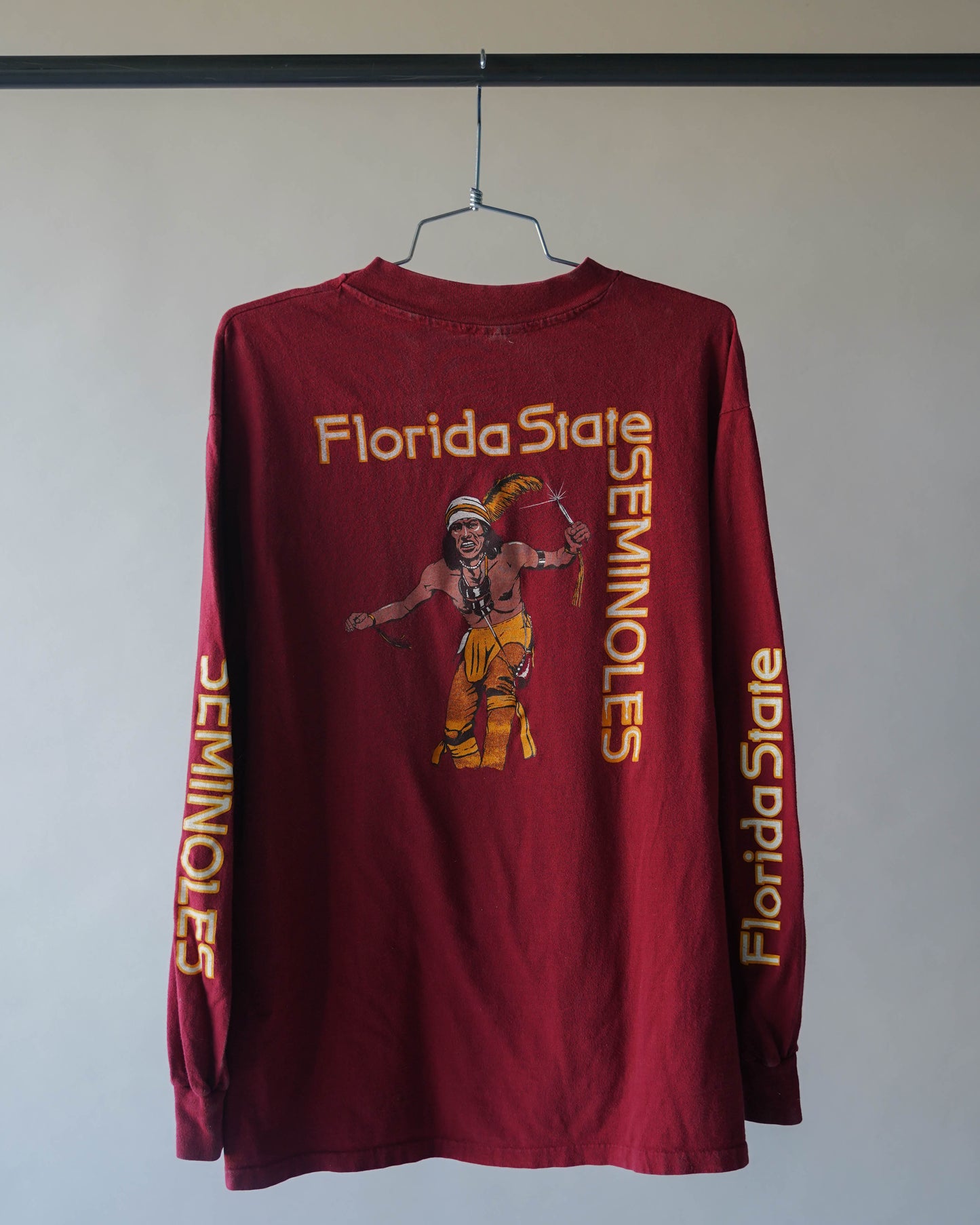 80's Florida State Longsleeve Tee - Large
