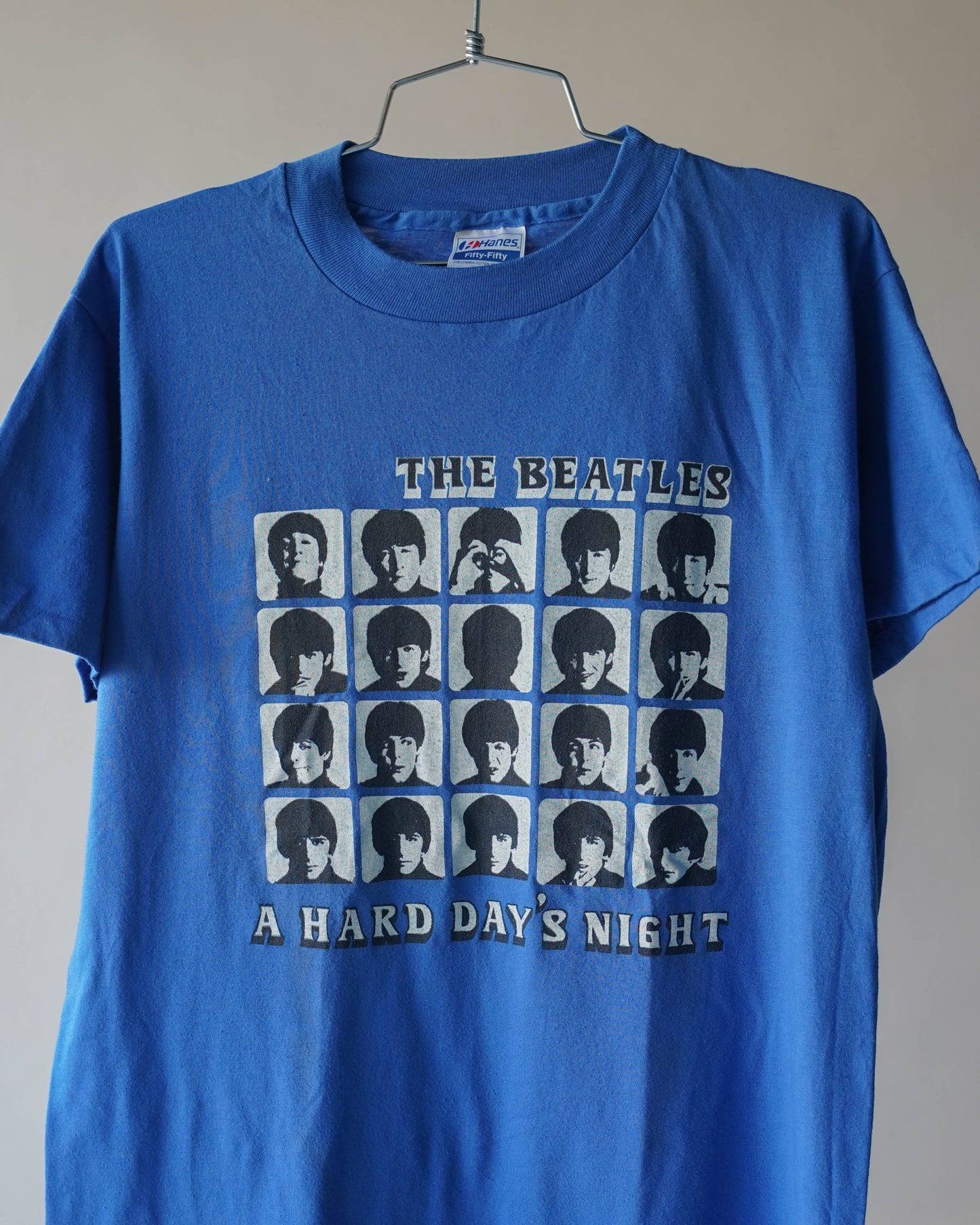 80's Beatles A Hard Day's Night Band Tee - Large