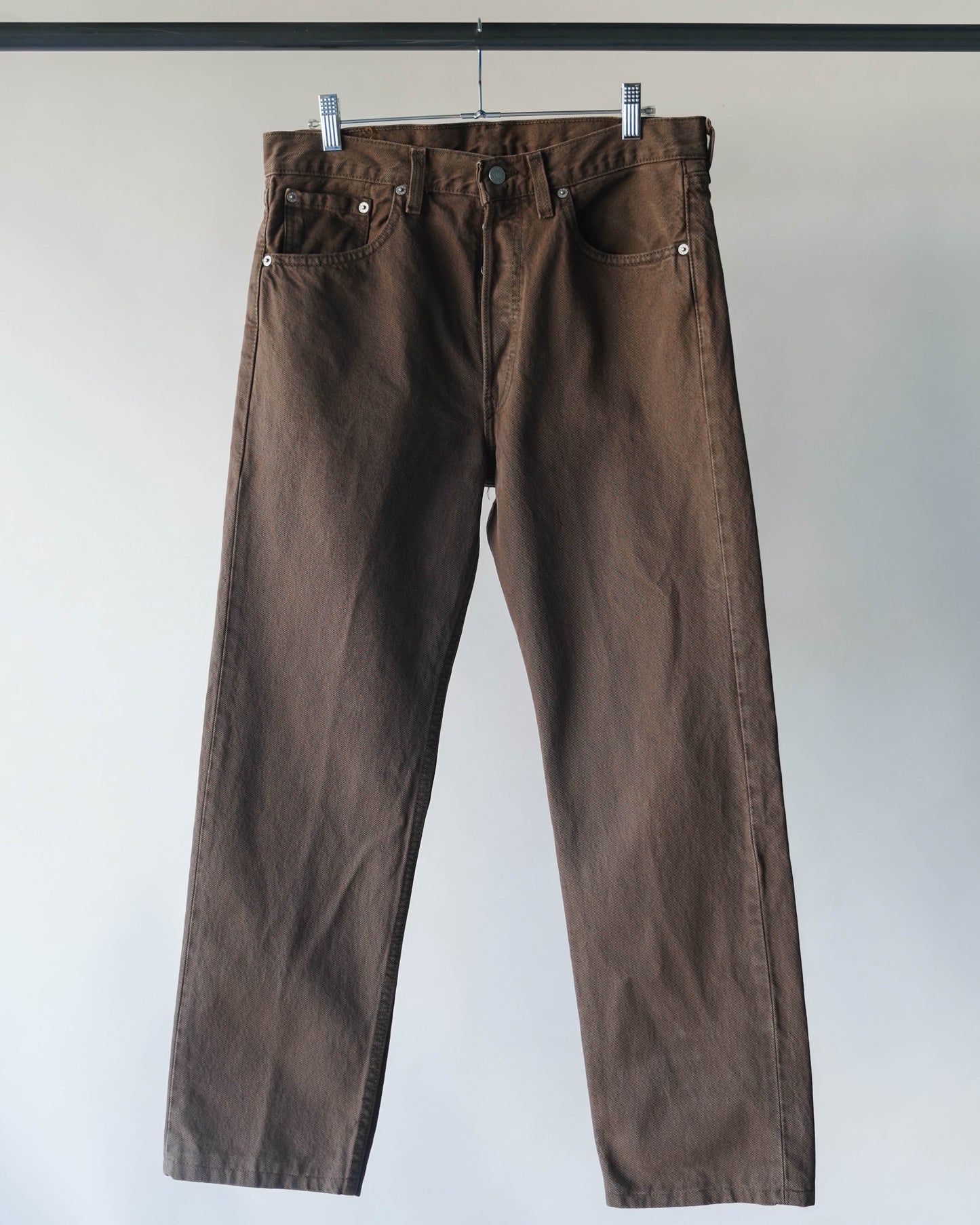 90's Brown Levi's 501's - 32x29
