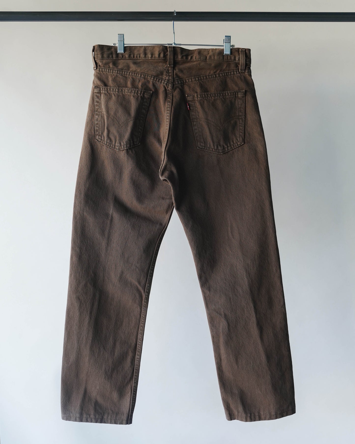 90's Brown Levi's 501's - 32x29