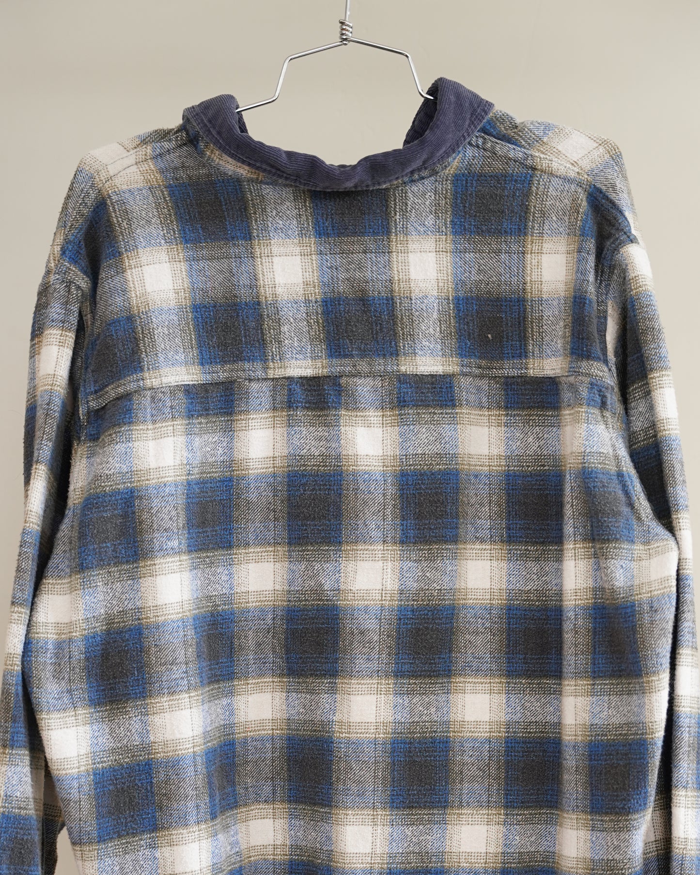 90's Corduroy Collared Flannel - XL