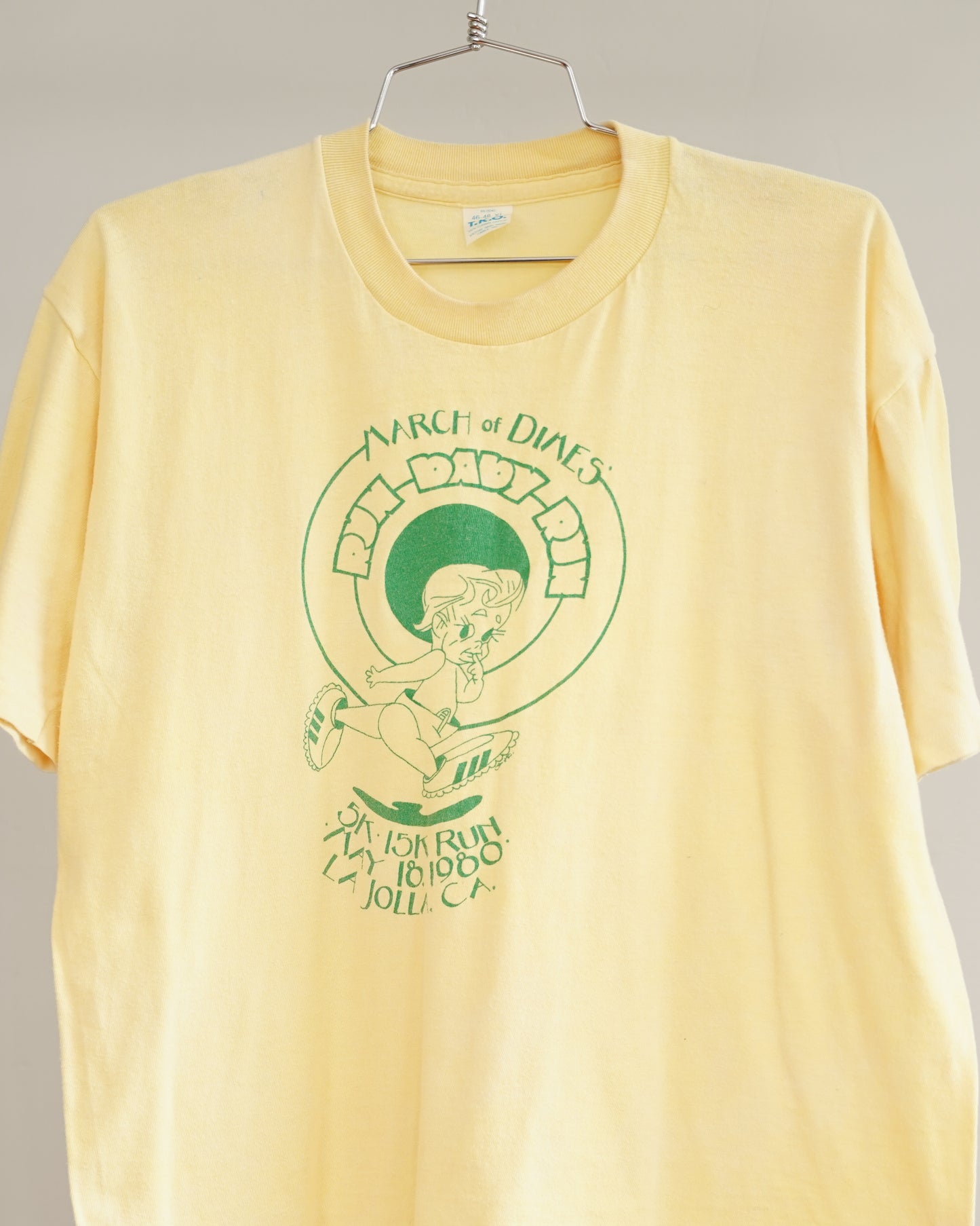80's Run Baby Run Marathon Tee - Large
