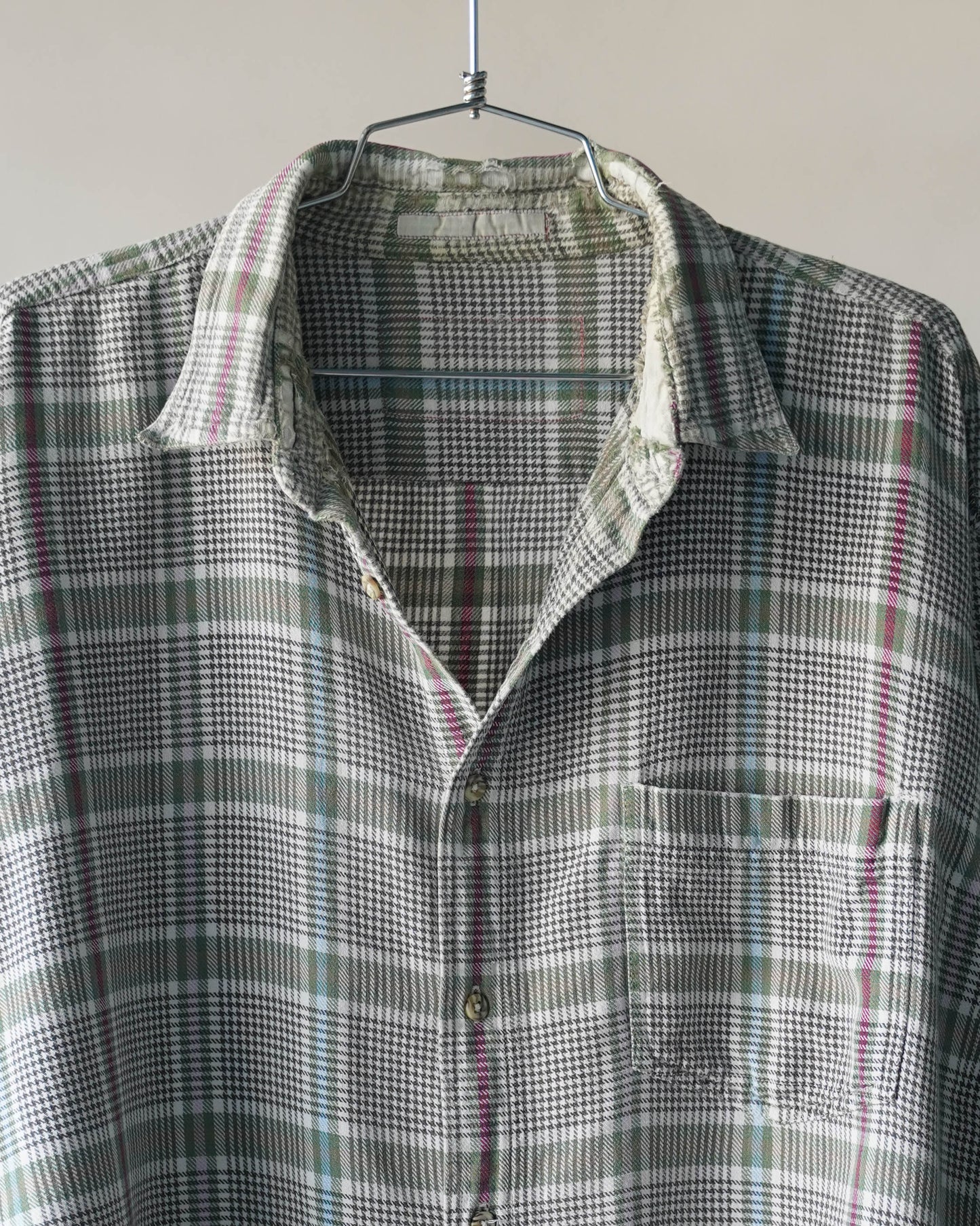 90's Gray Cotton Flannel - XXL