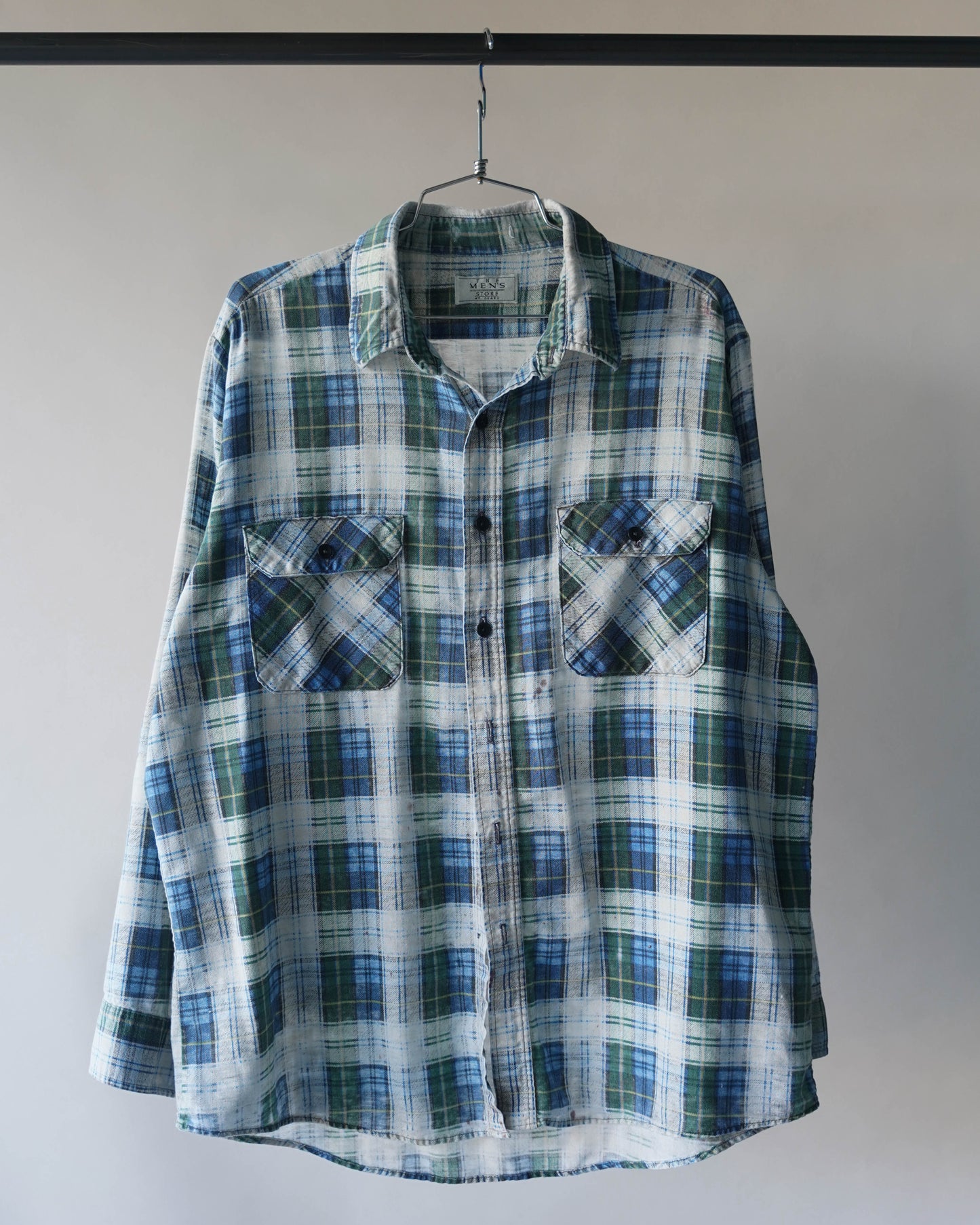 80's Distressed & Thin Cotton Flannel - XL (as is)