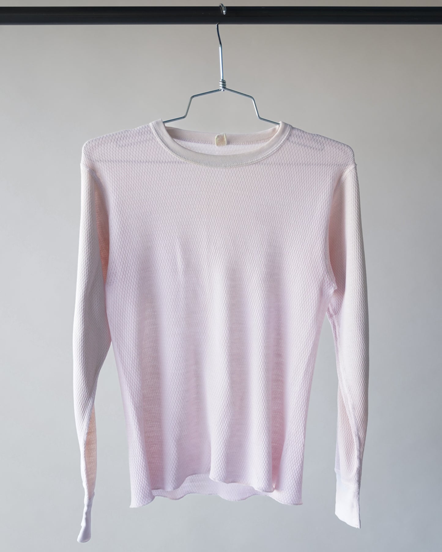 80's Light Pink Thermal - Small