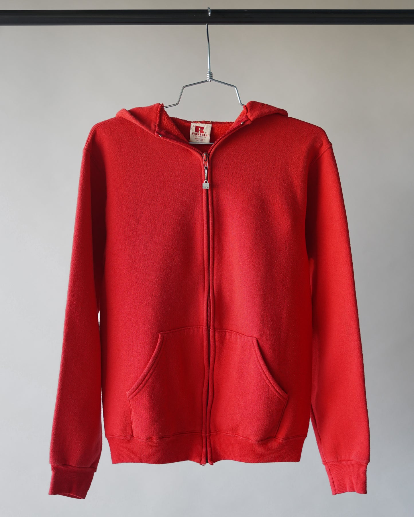80's Russell Zip Up Hoodie - Medium