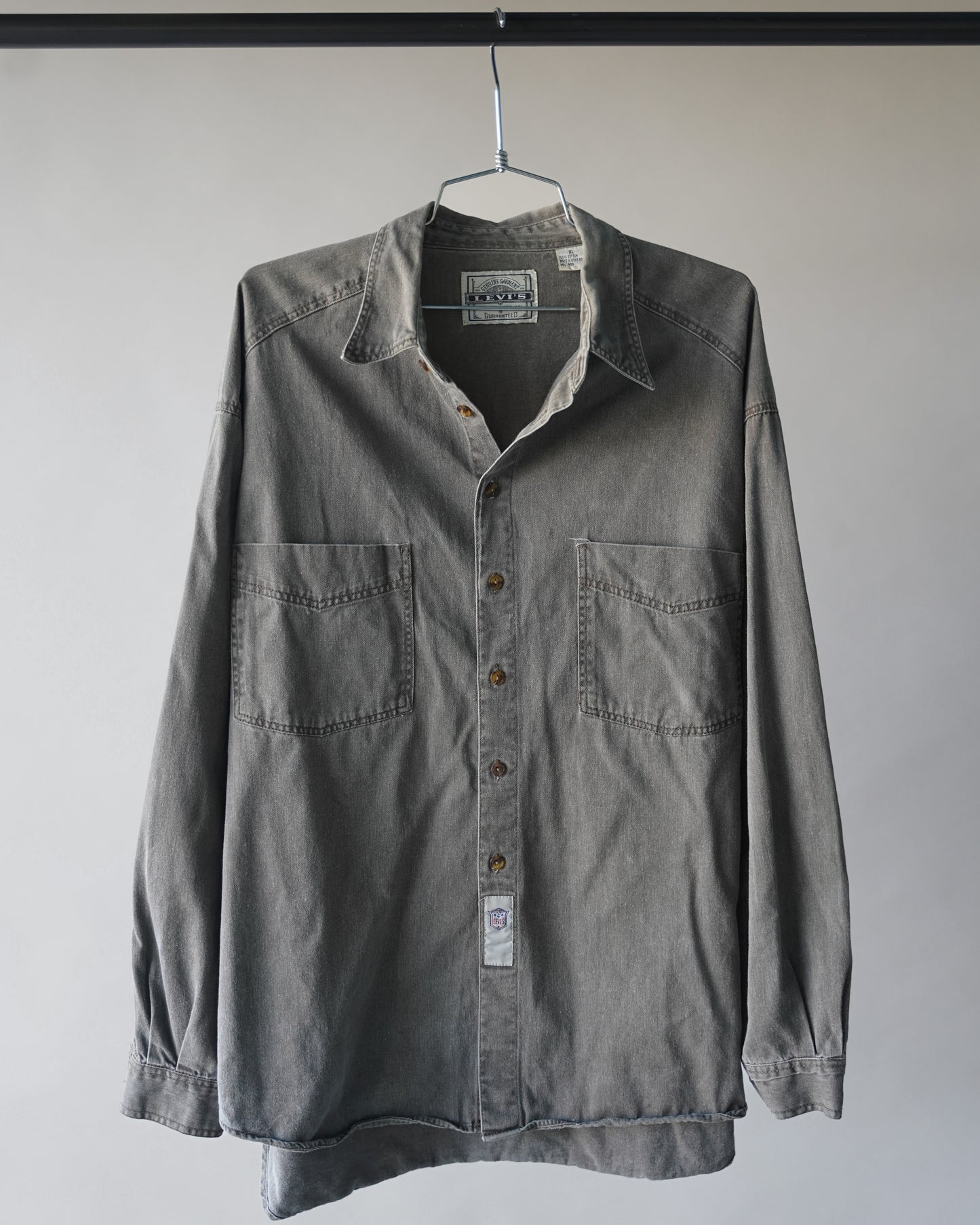 80's Levi's Brown Shirt - XL
