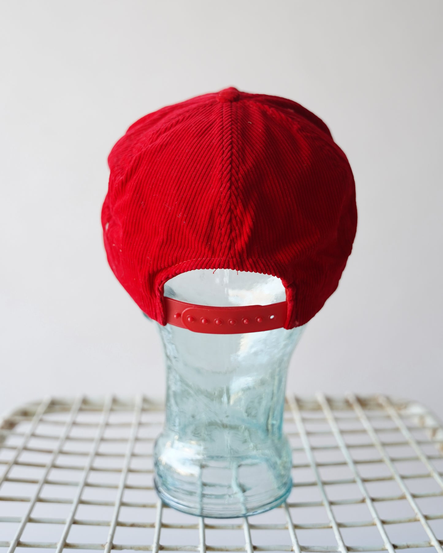 80's Red Riverside Corduroy Hat