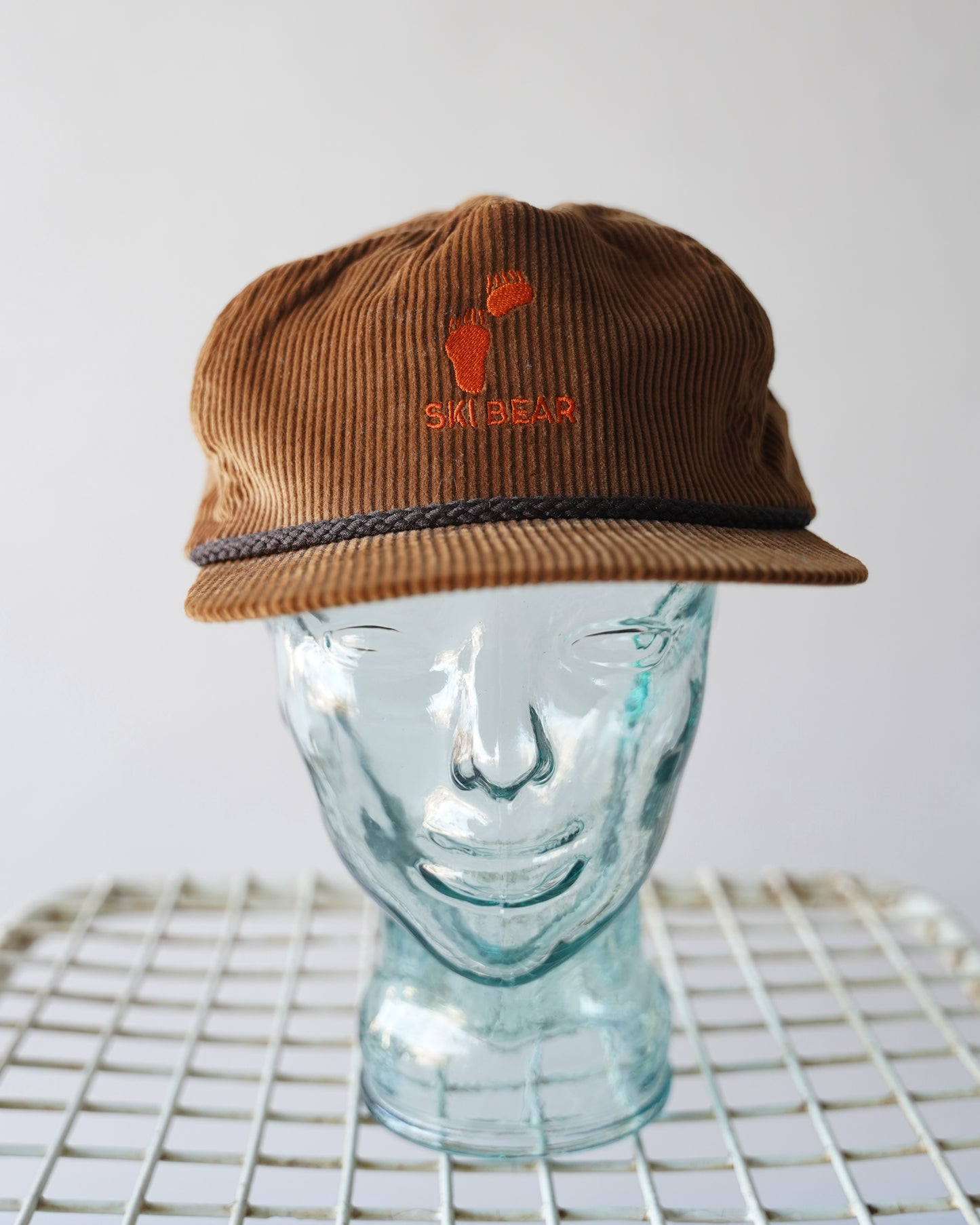 90's Brown Corduroy Hat