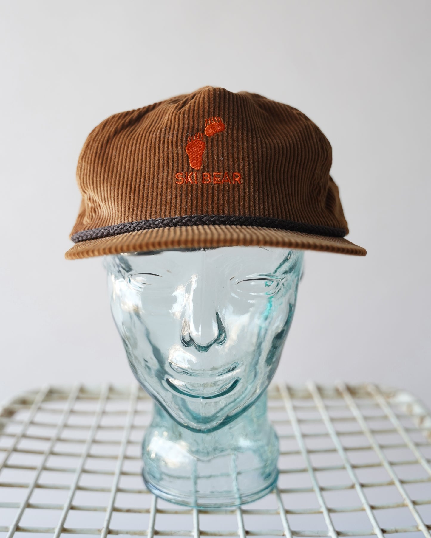 90's Brown Corduroy Hat