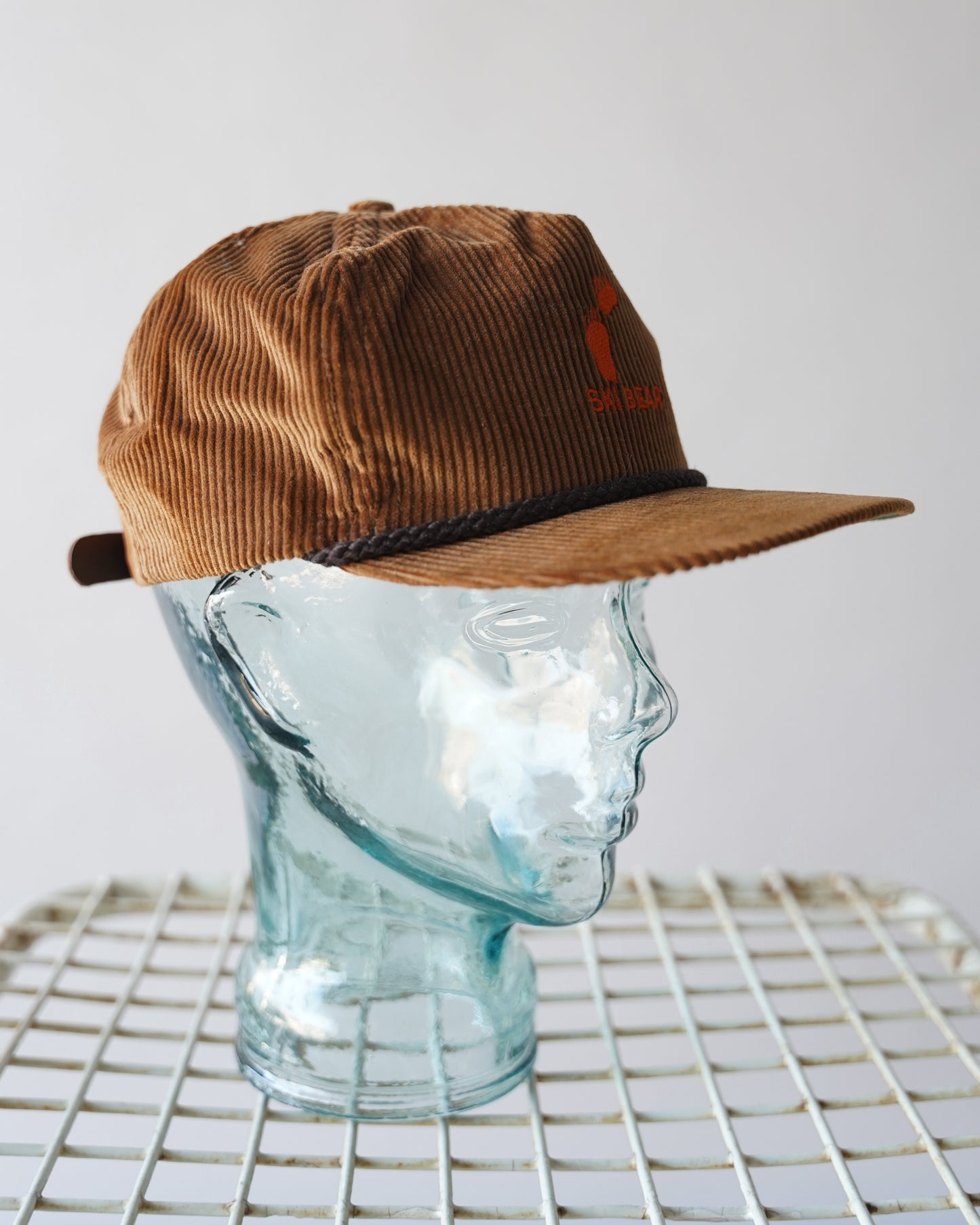 90's Brown Corduroy Hat