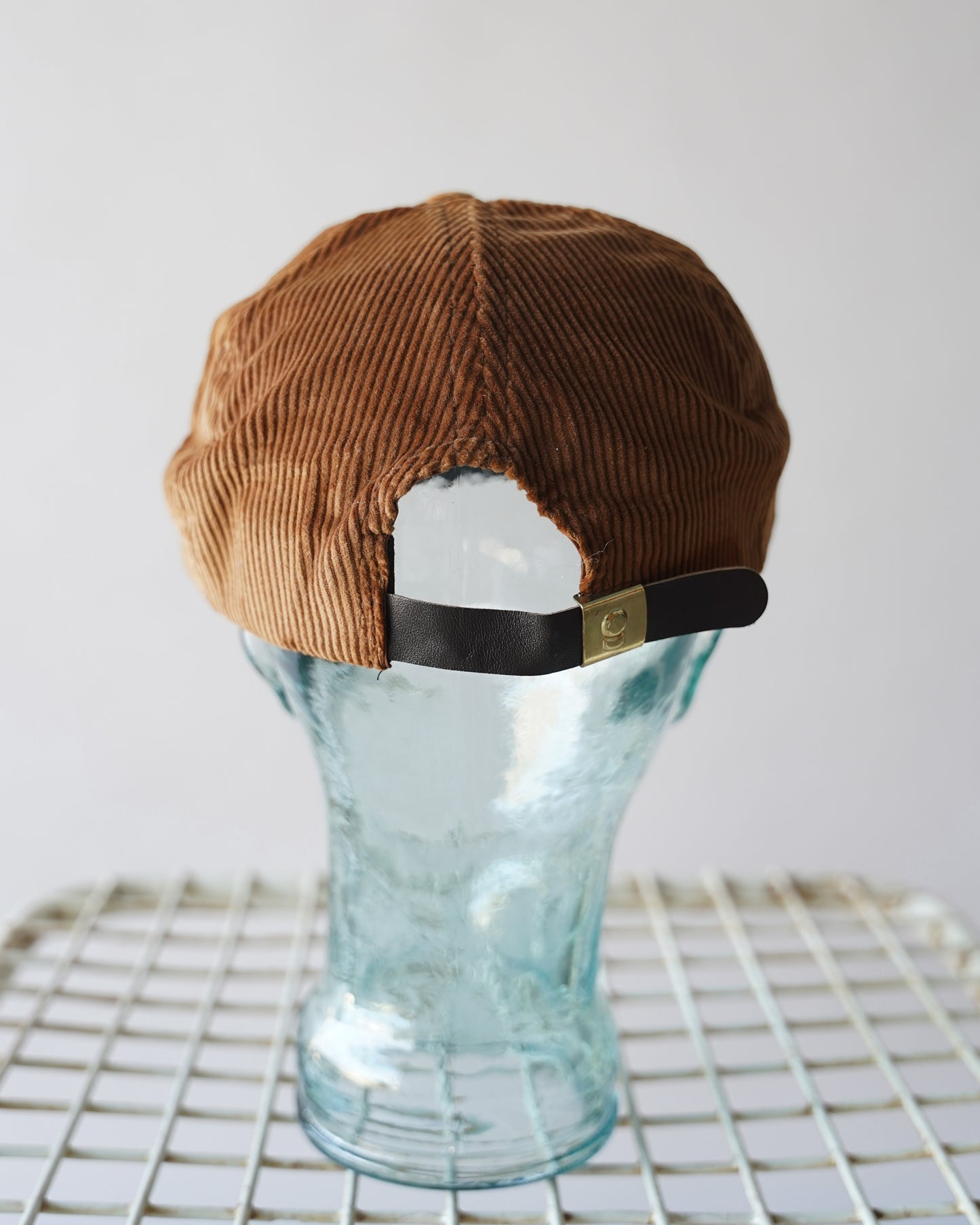 90's Brown Corduroy Hat