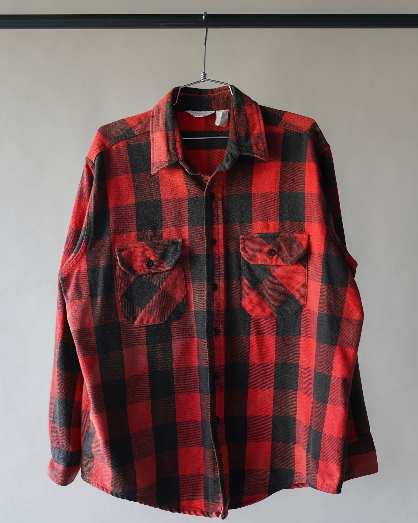 80's Frostproof Red Plaid Flannel - XL