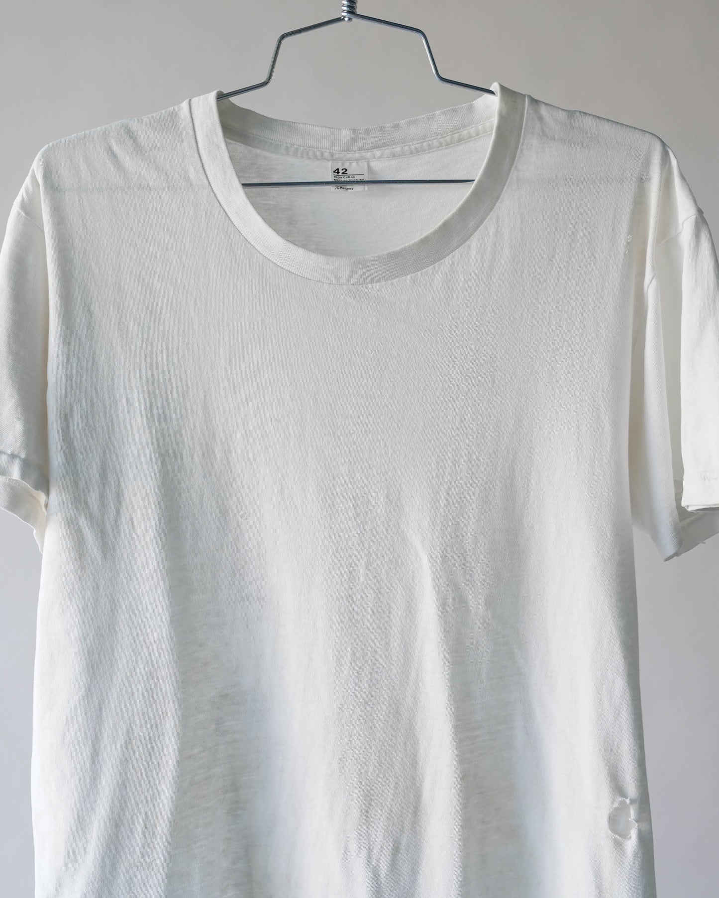 80's JC Penney White Tee - Large