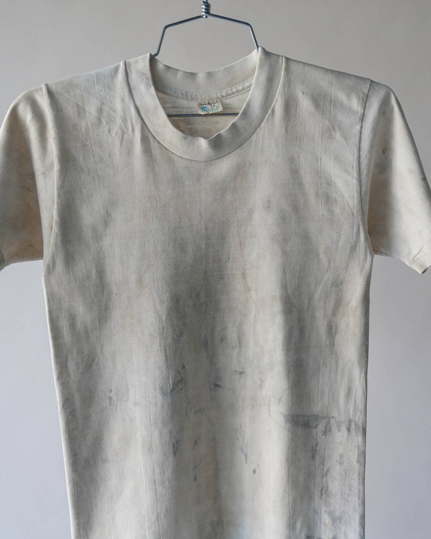 70's Towncraft Stained White Tee - XS
