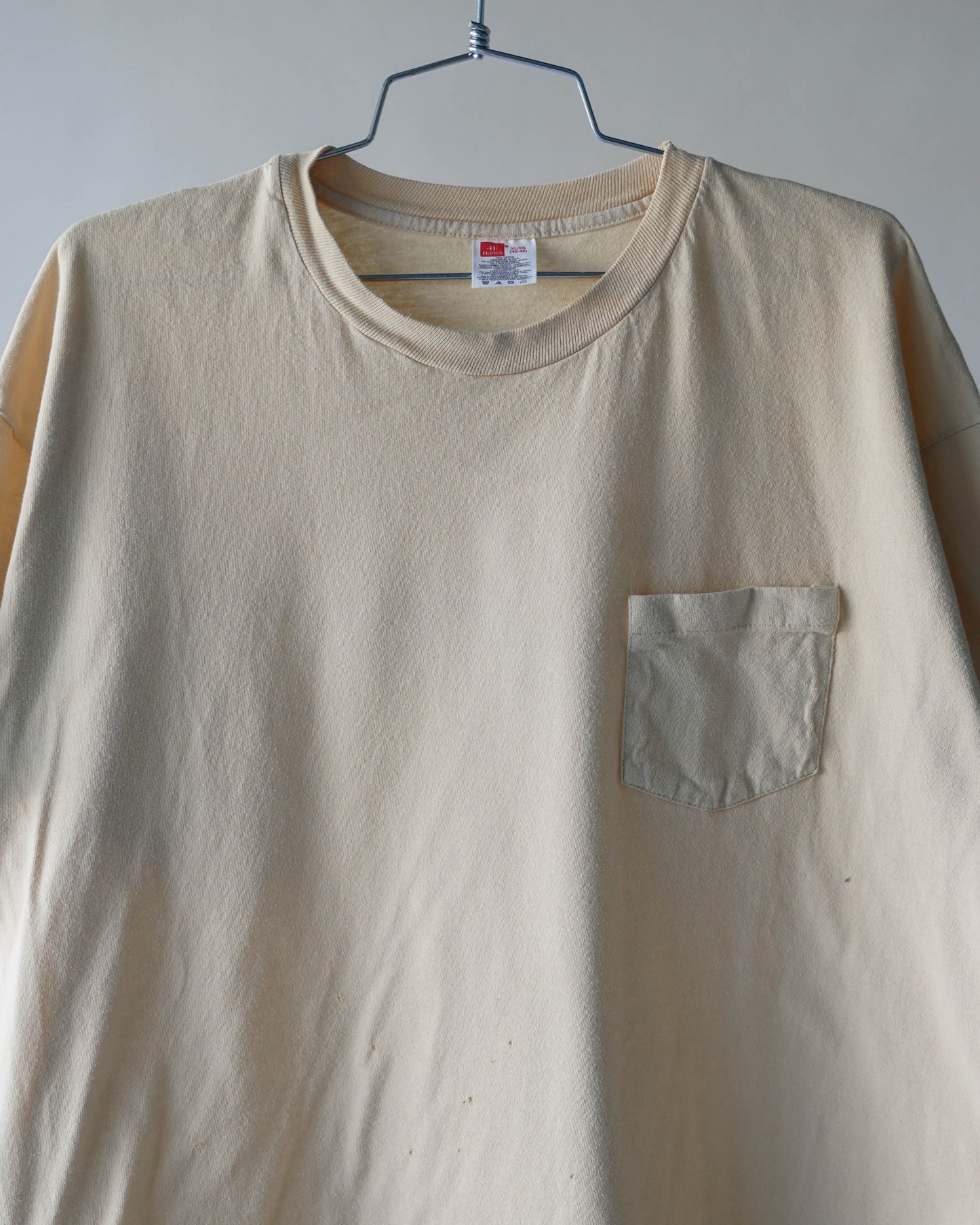 90's Tan Pocket Tee - XL