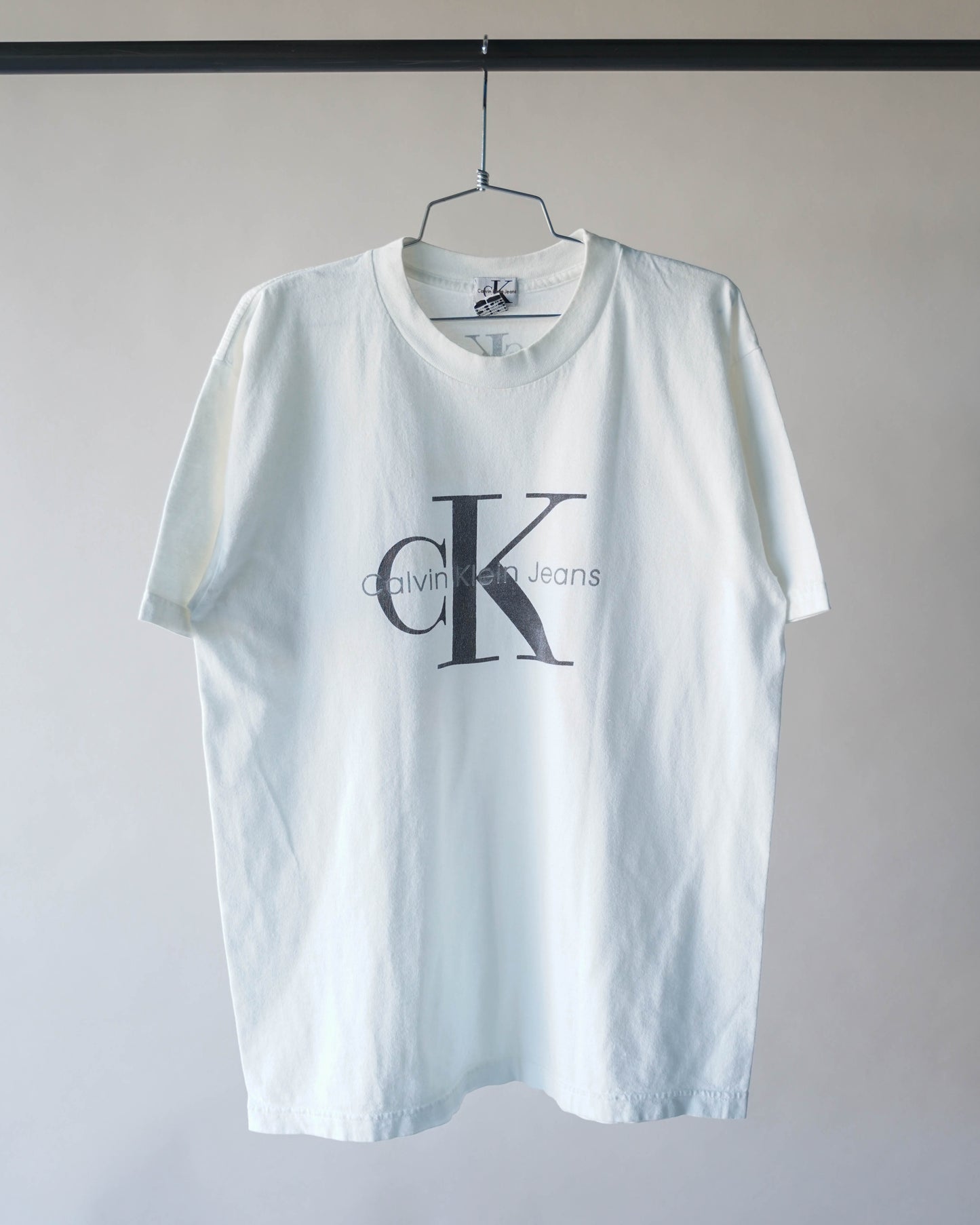 90's Calvin Klein Logo Tee - XL