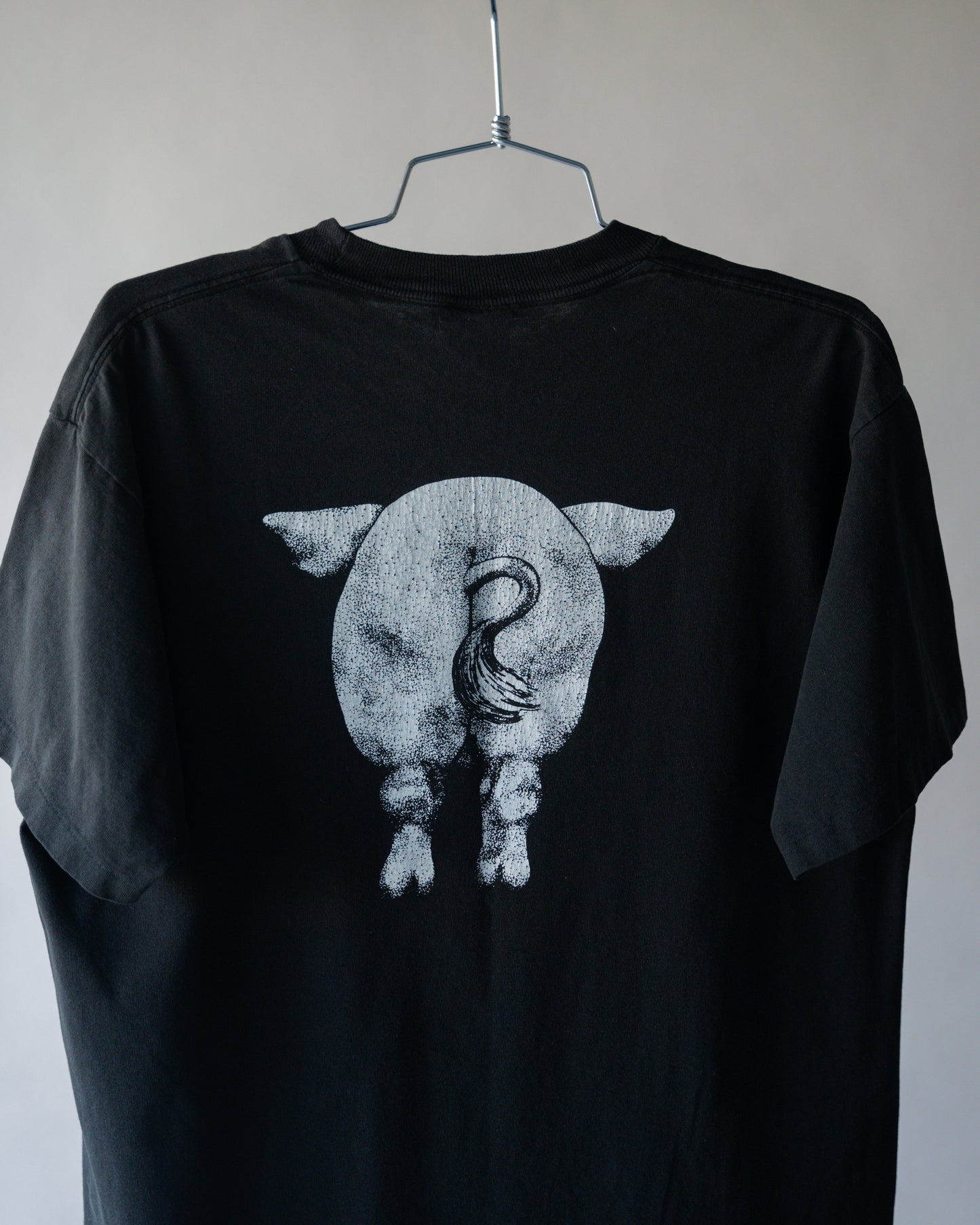 90's Black Pig Tee - Large