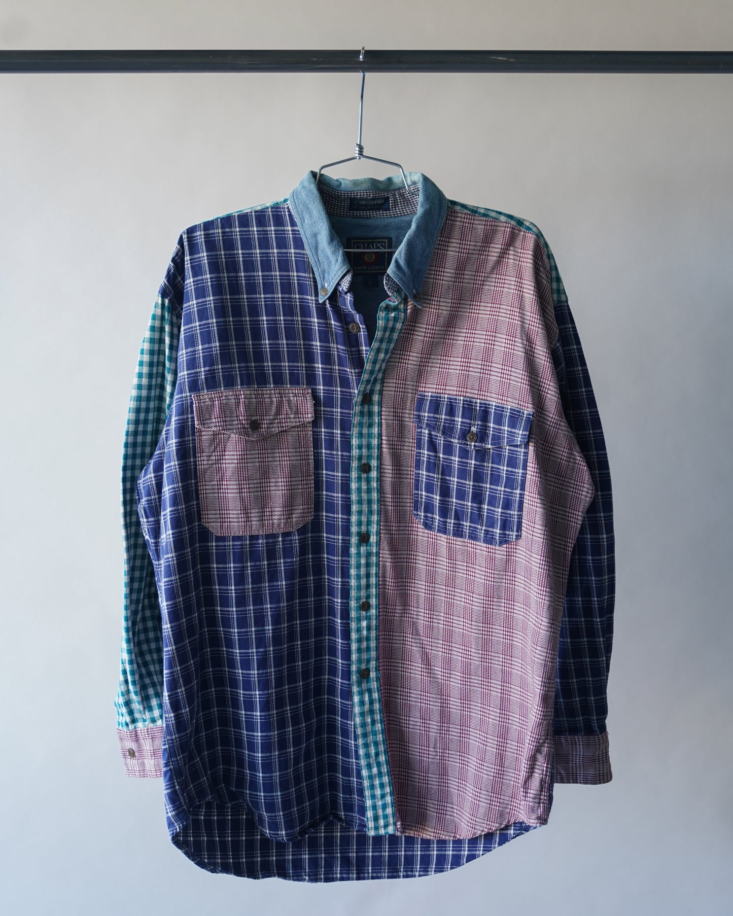 90's Ralph Lauren Multi Patterned Flannel - XL