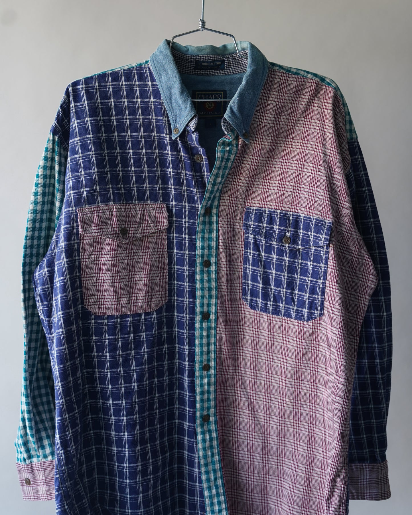 90's Ralph Lauren Multi Patterned Flannel - XL