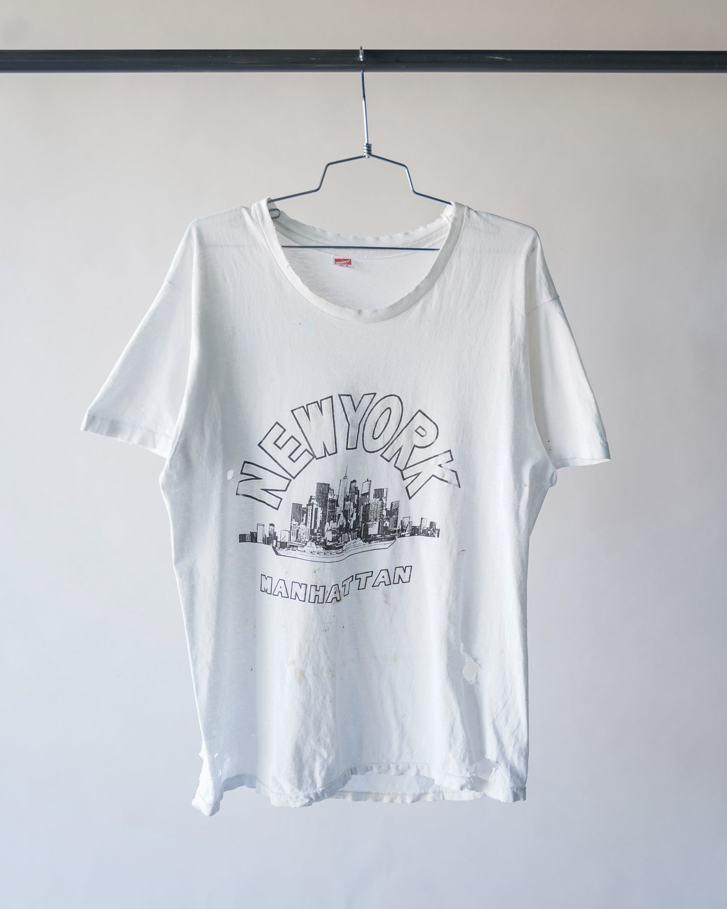 90's Thrashed New York Manhattan Tee - XL