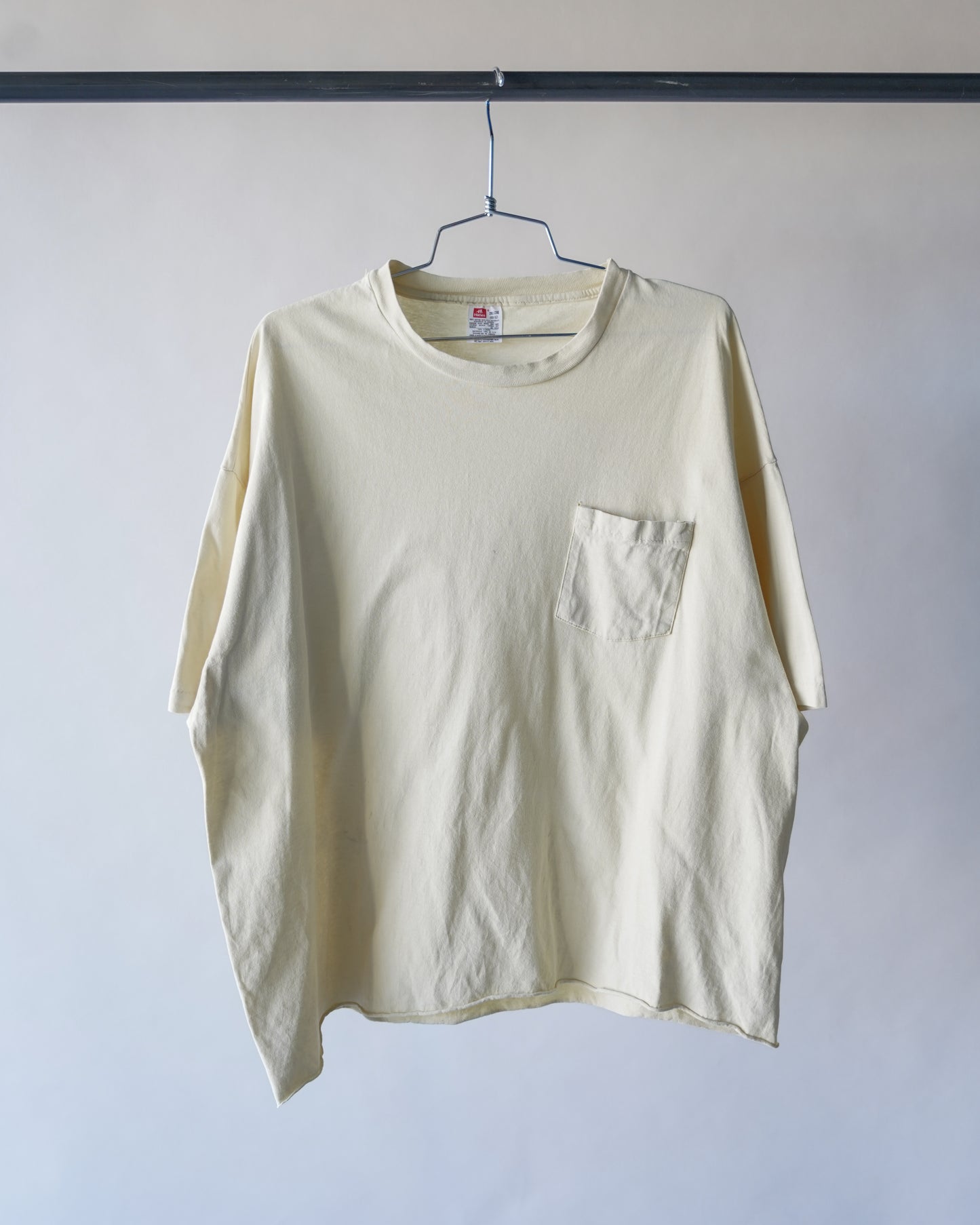 90's Cropped Yellow Tee - XL