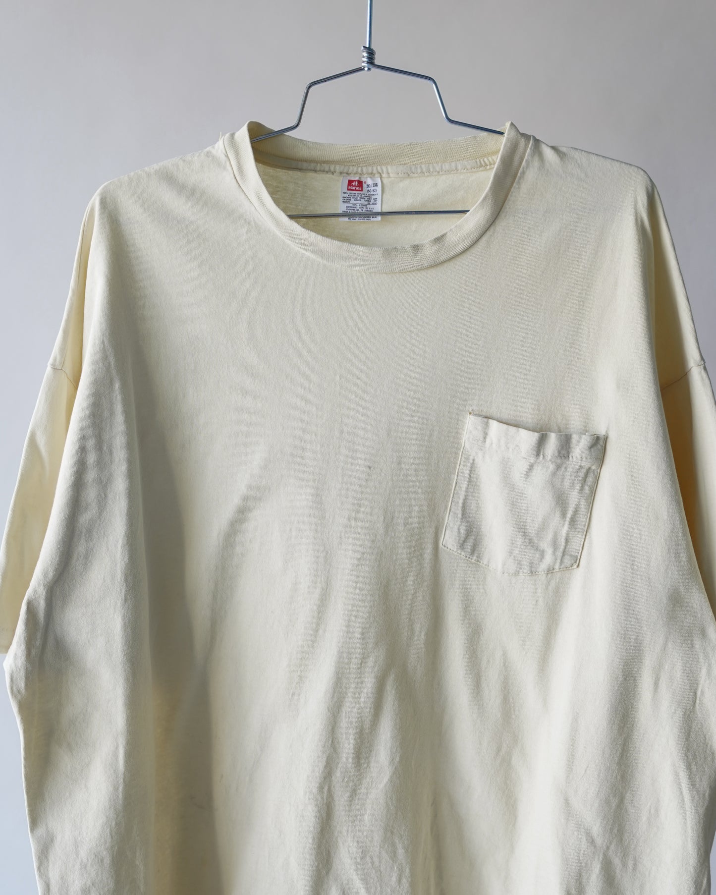 90's Cropped Yellow Tee - XL