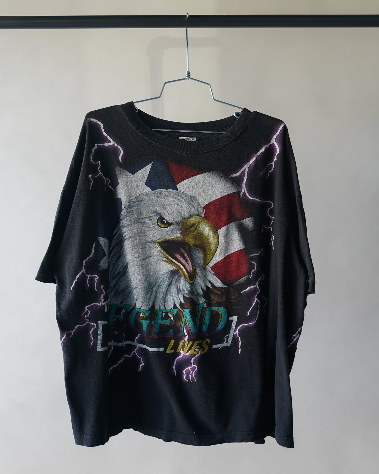 90's American Thunder Eagle Tee - XL