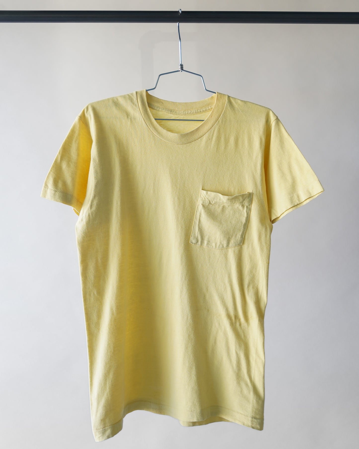 70's Yellow Pocket Tee - Large