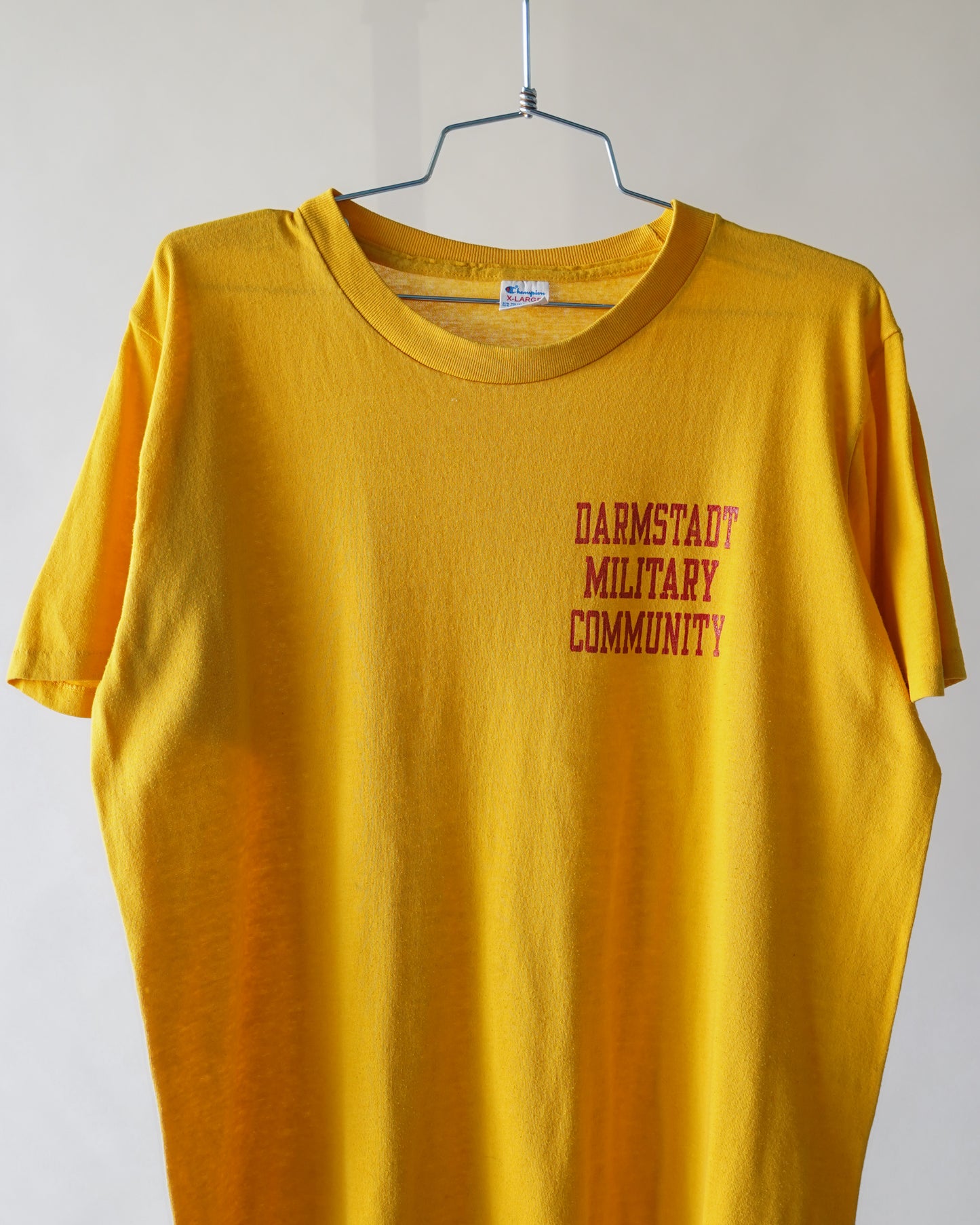 80's Champion Darmstadt Military Tee - Large