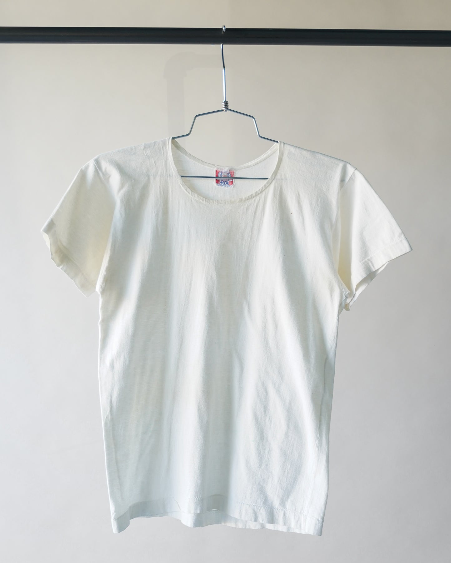 60's White Blank Tee - Medium