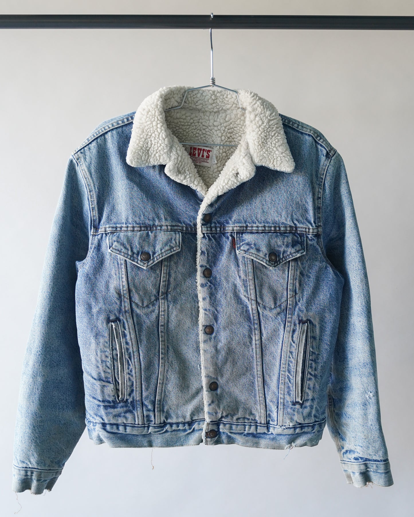 80's Levis Sherpa Lined Denim Jacket - Medium