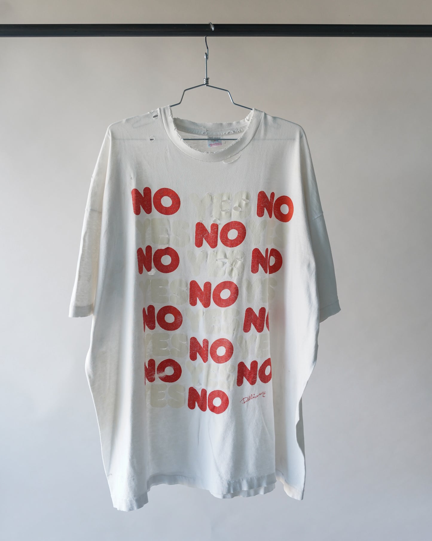 90's No Yes No Tee - XXL