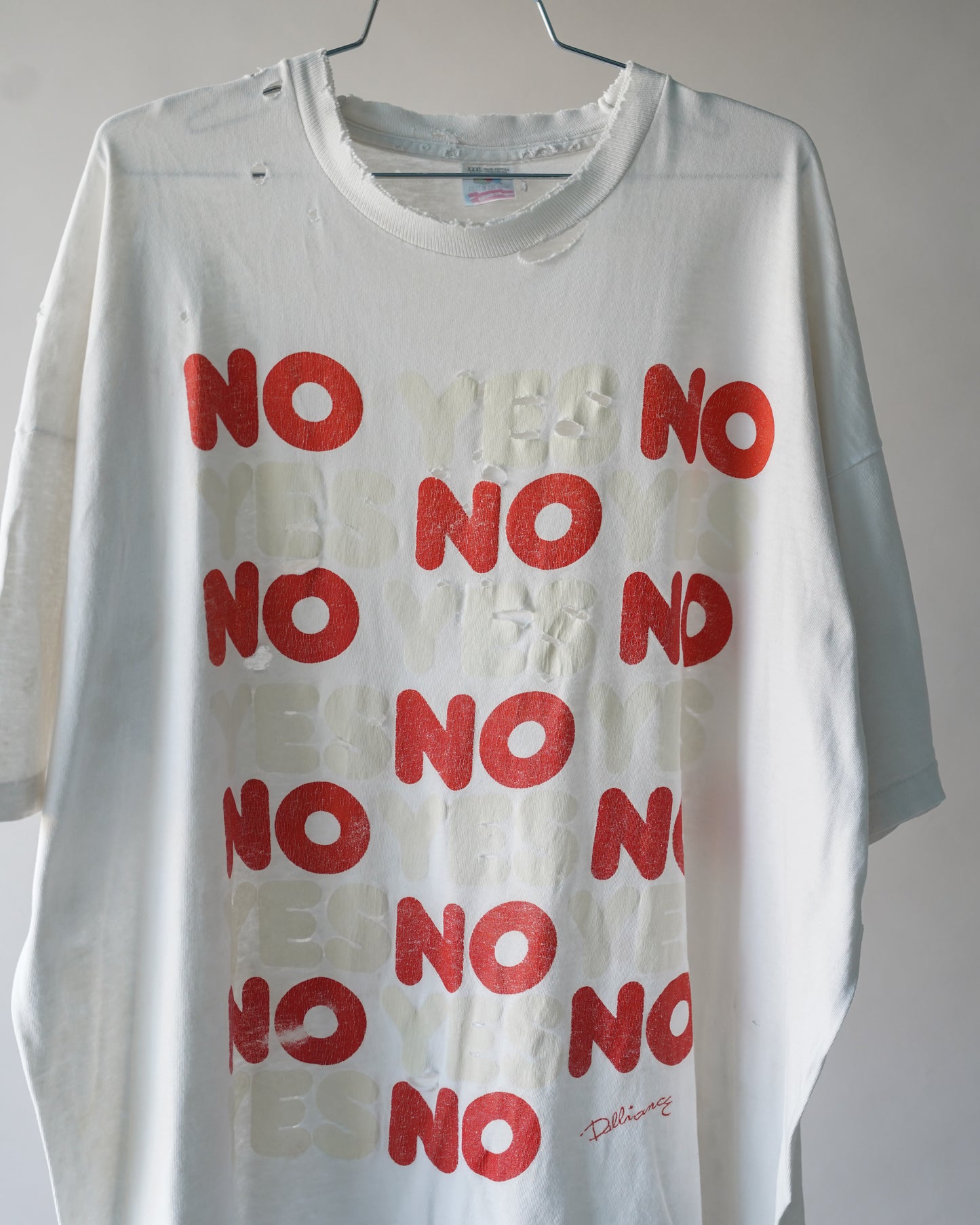 90's No Yes No Tee - XXL