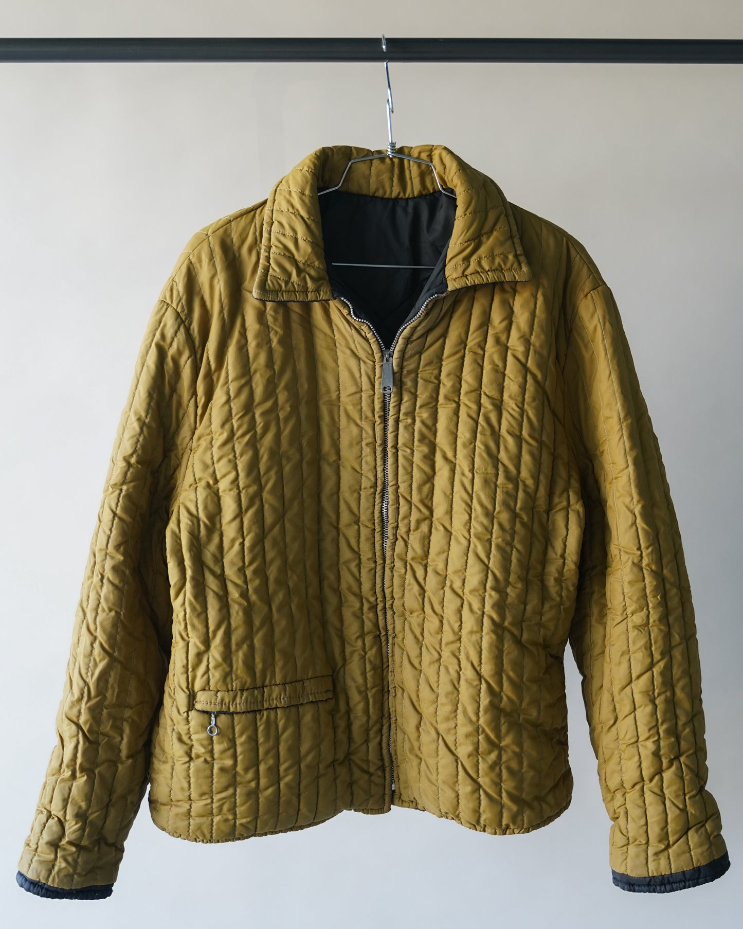 60's Black & Yellow Reversible Jacket - XL