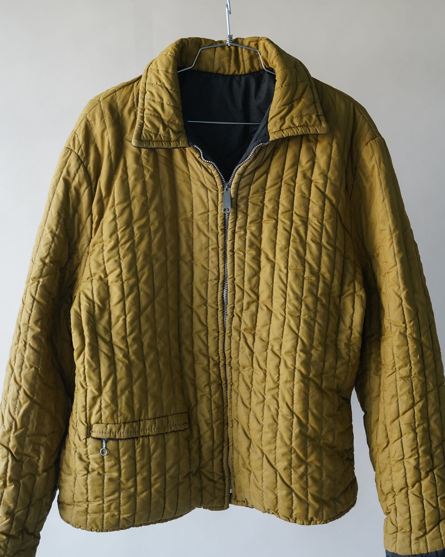 60's Black & Yellow Reversible Jacket - XL