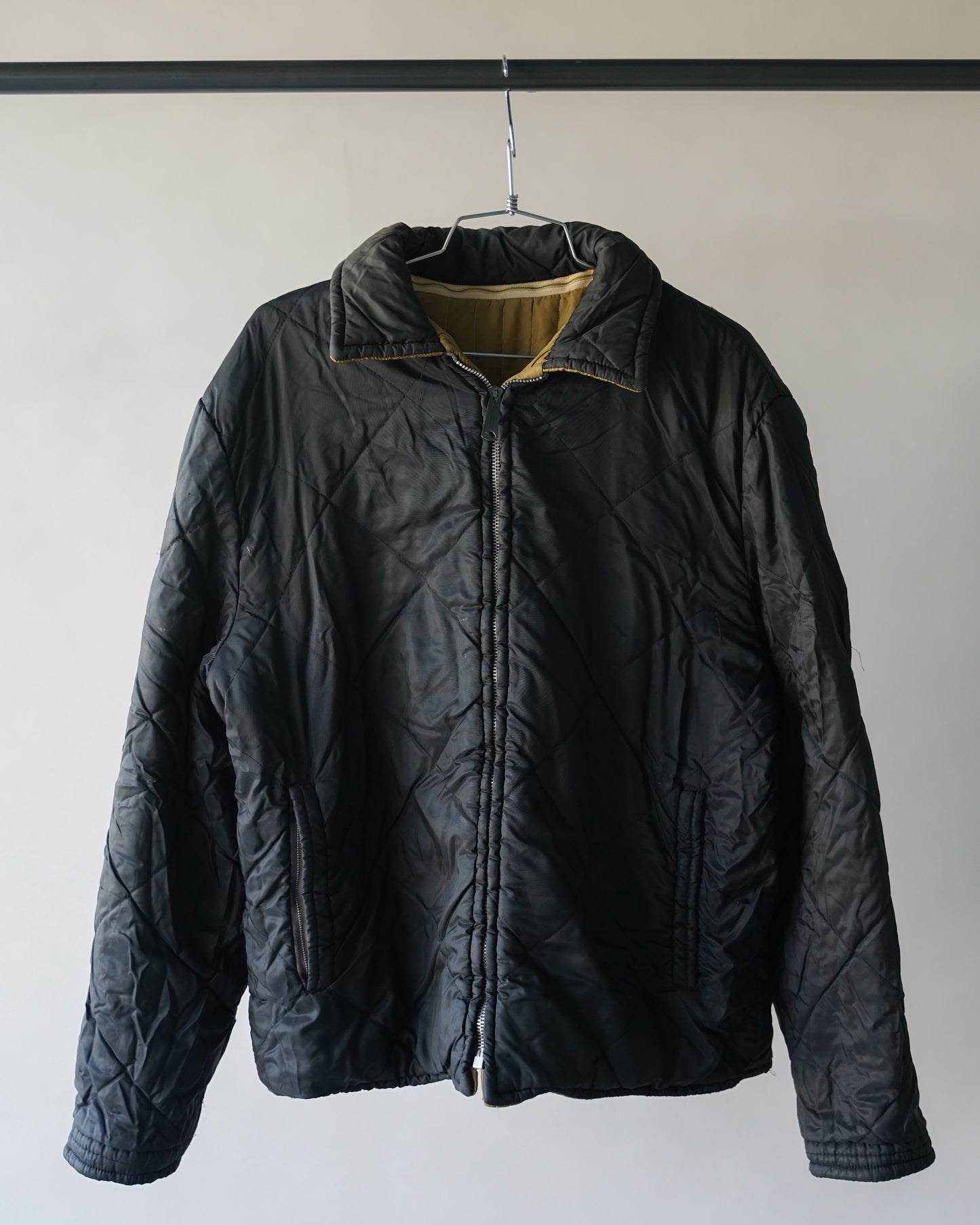 60's Black & Yellow Reversible Jacket - XL