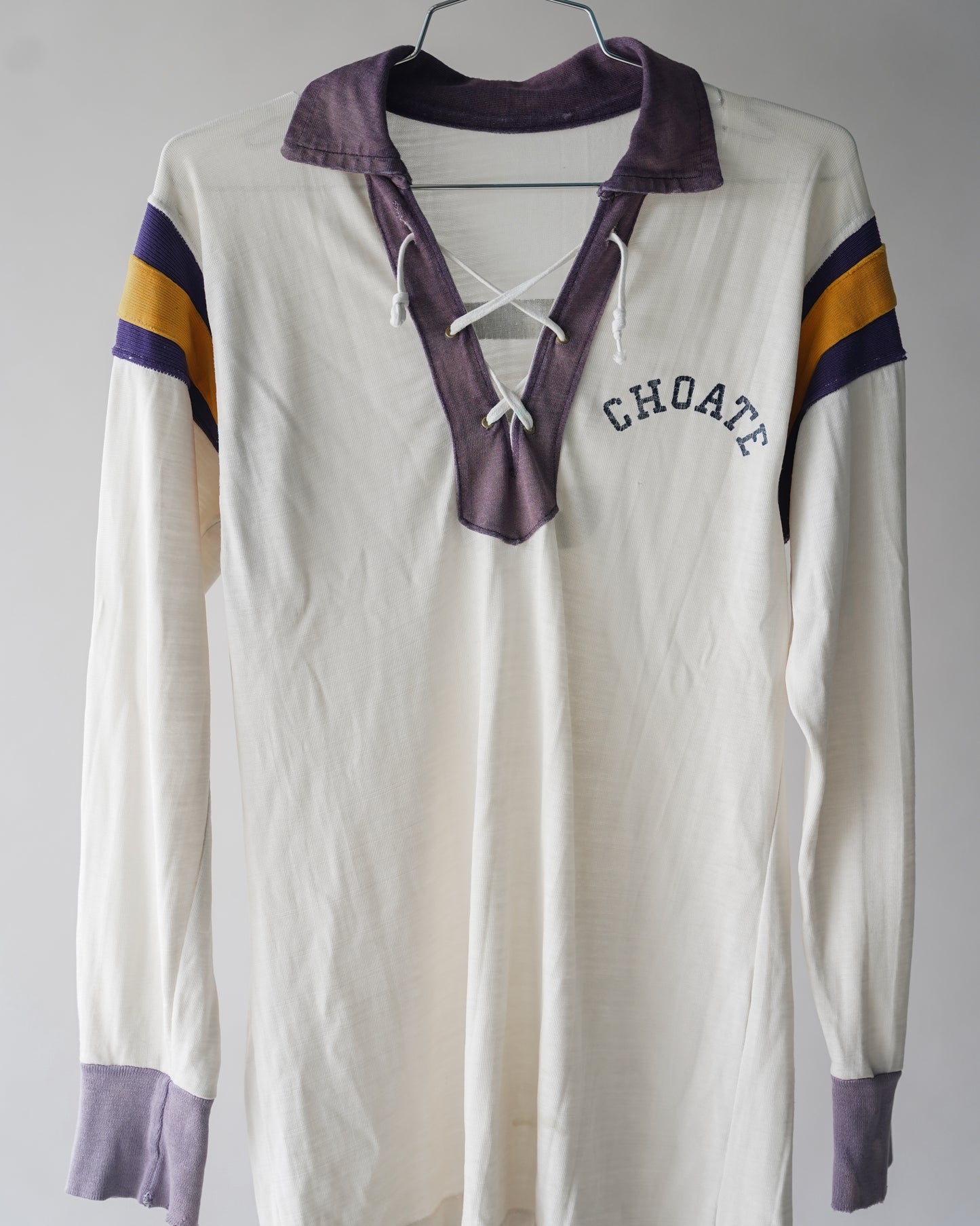 50's Lace Up Longsleeve Jersey - Medium