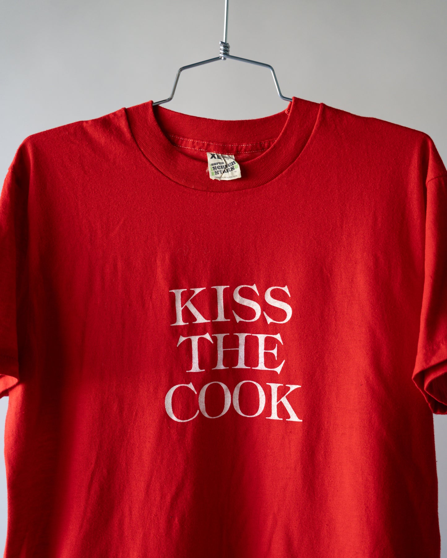 80s Kiss The Cook Tee - Large