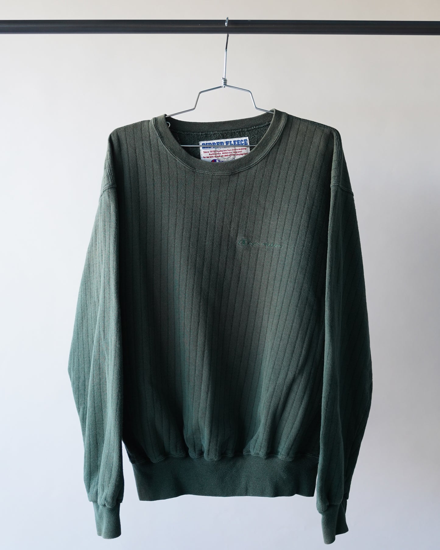 90s Champion Ribbed Sweatshirt - XL