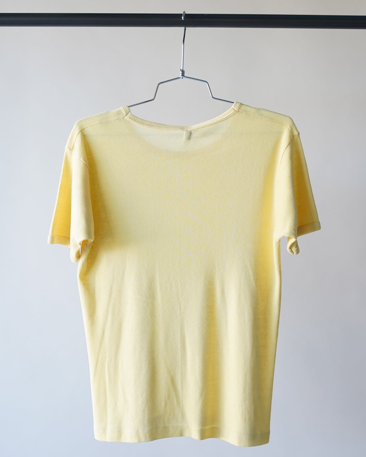 60's Ribbed Cotton / Durene Tee - Medium