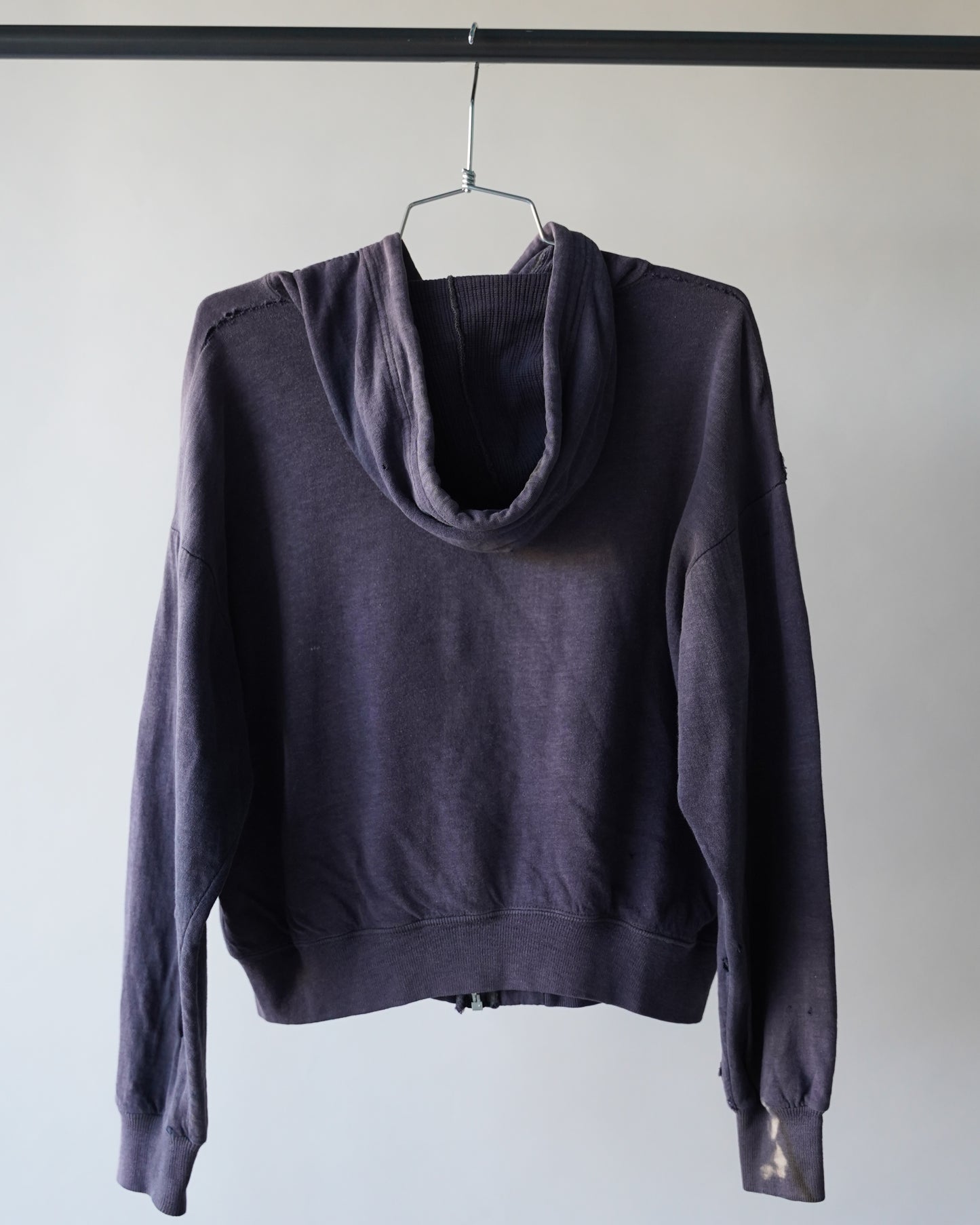 60's Thermal Zip-up Sweatshirt - Small