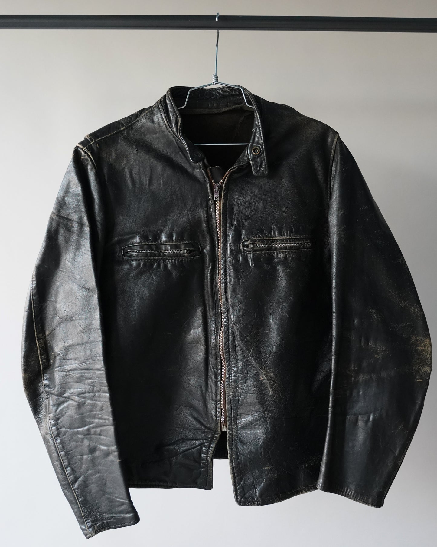 60's Leather Jacket (no liner) - Large