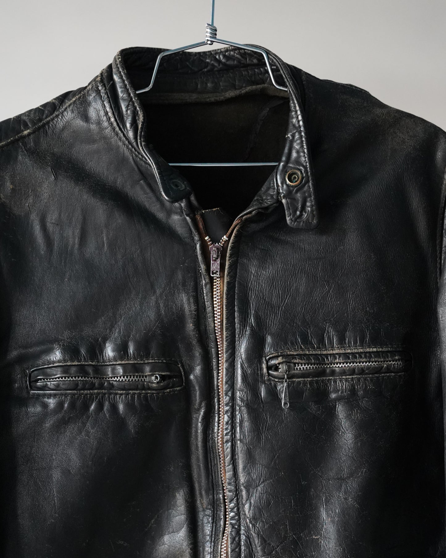 60's Leather Jacket (no liner) - Large