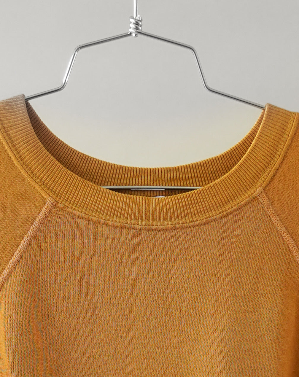 60's Sun Yellow Shortsleeved Sweatshirt - Large